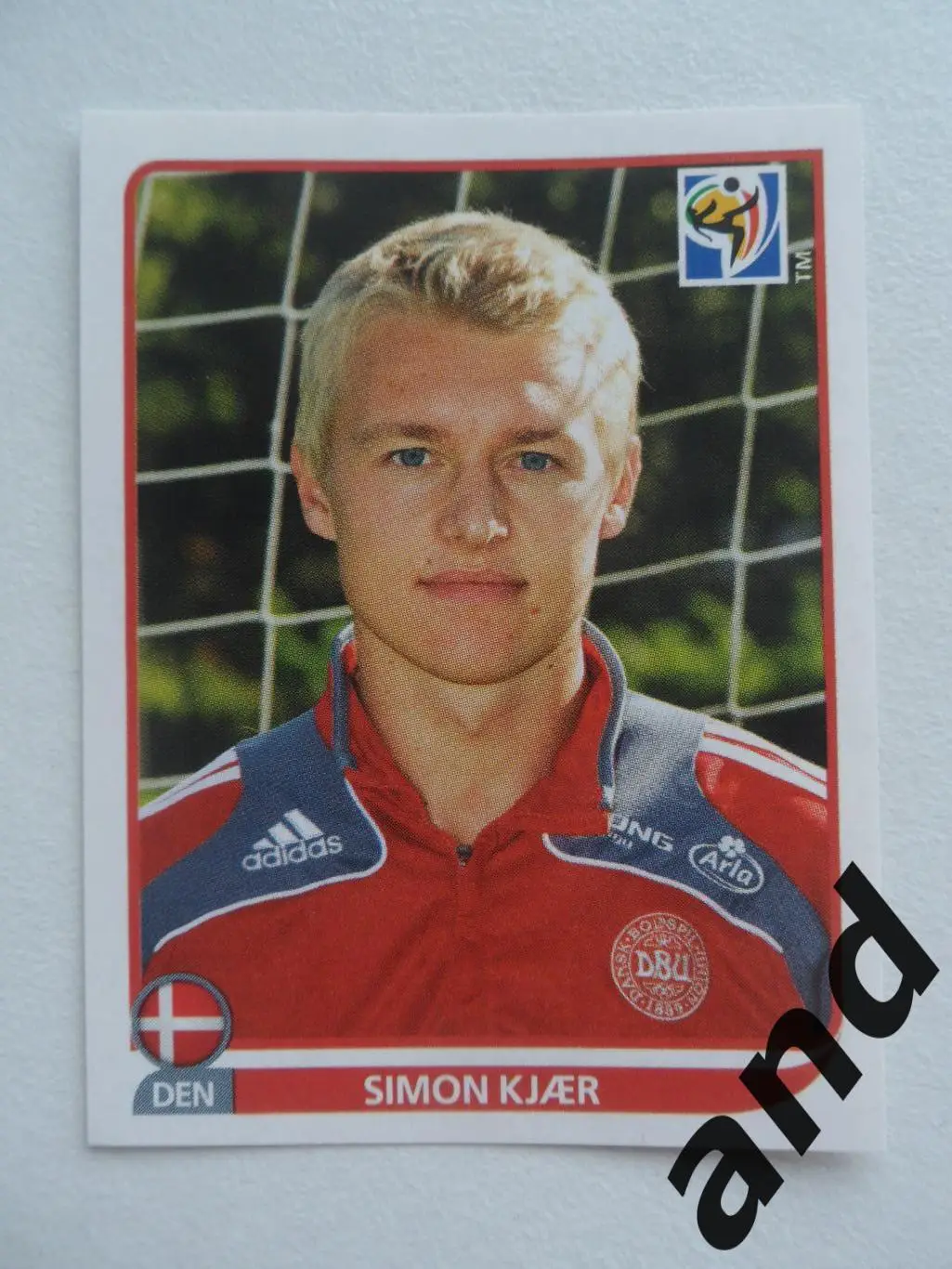 panini № 358 Simon Kjaer - чемпионат мира 2010 панини