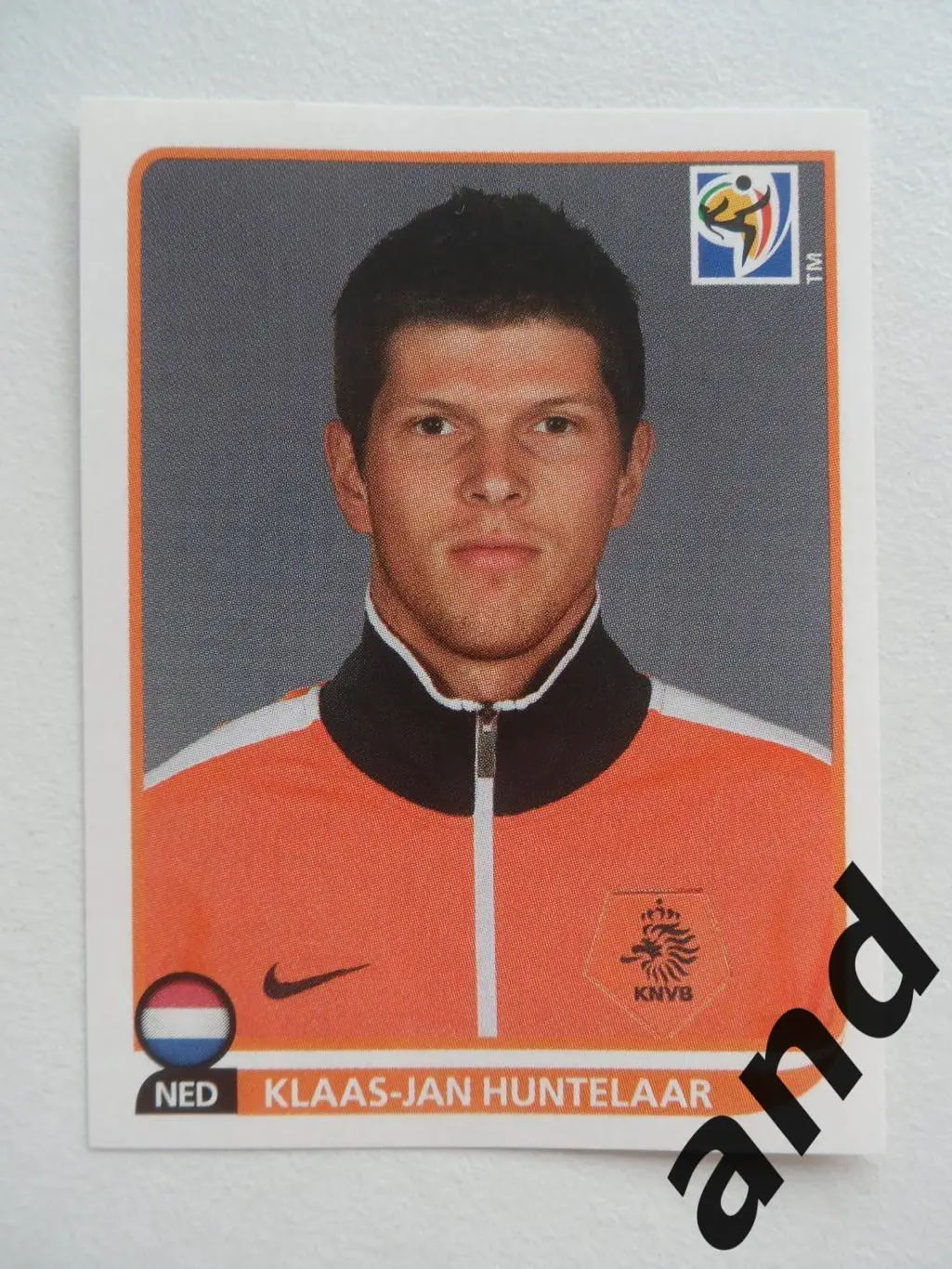 panini № 352 Klaas-Jan Huntelaar - чемпионат мира 2010 панини