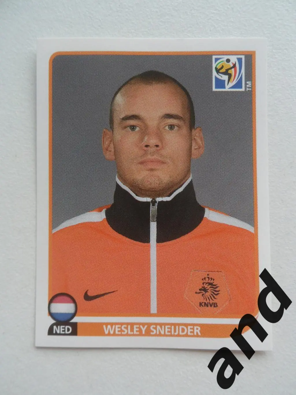 panini № 346 Wesley Sneijder - чемпионат мира 2010 панини
