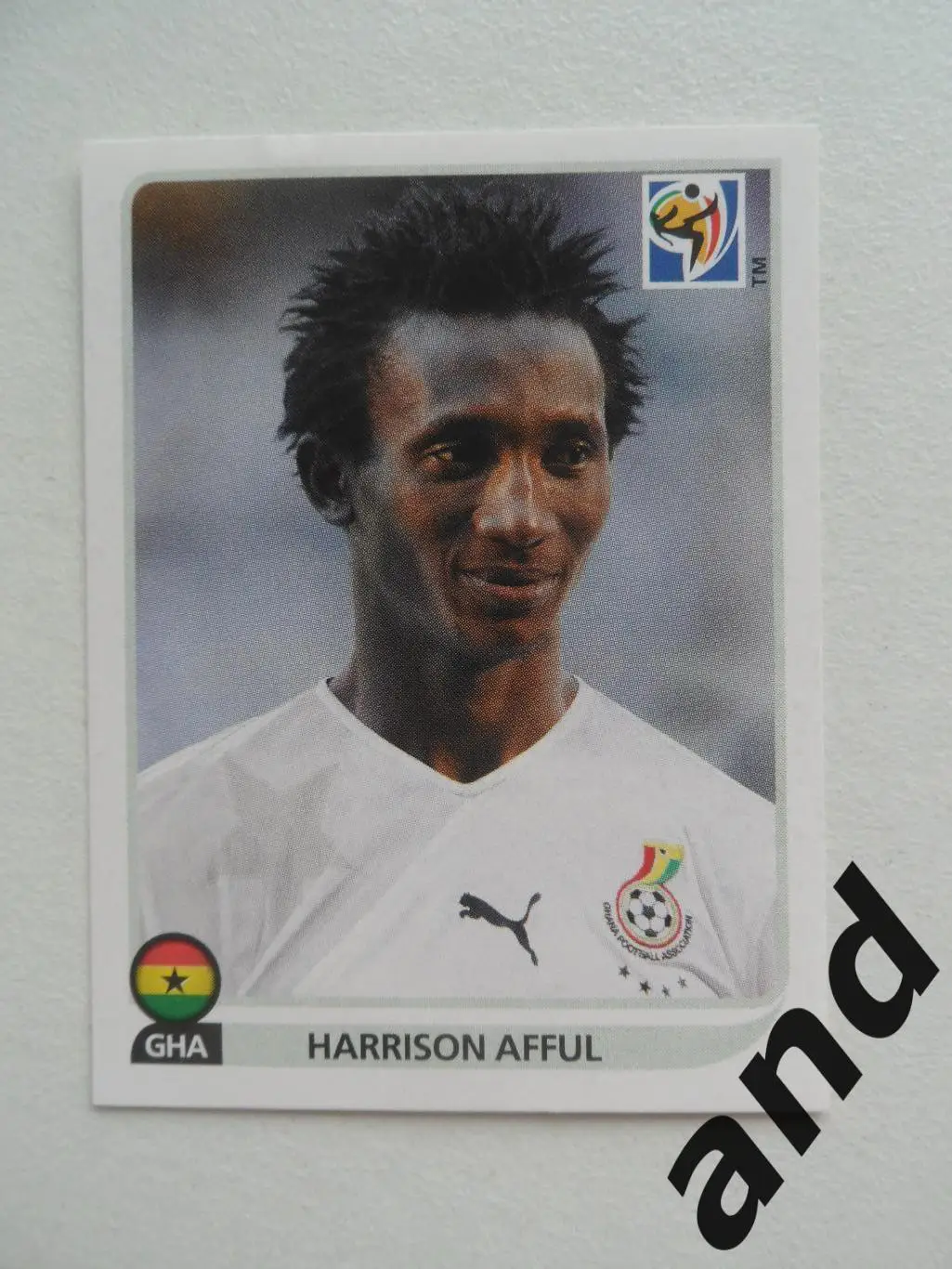 panini № 321 Harrison Afful - чемпионат мира 2010 панини