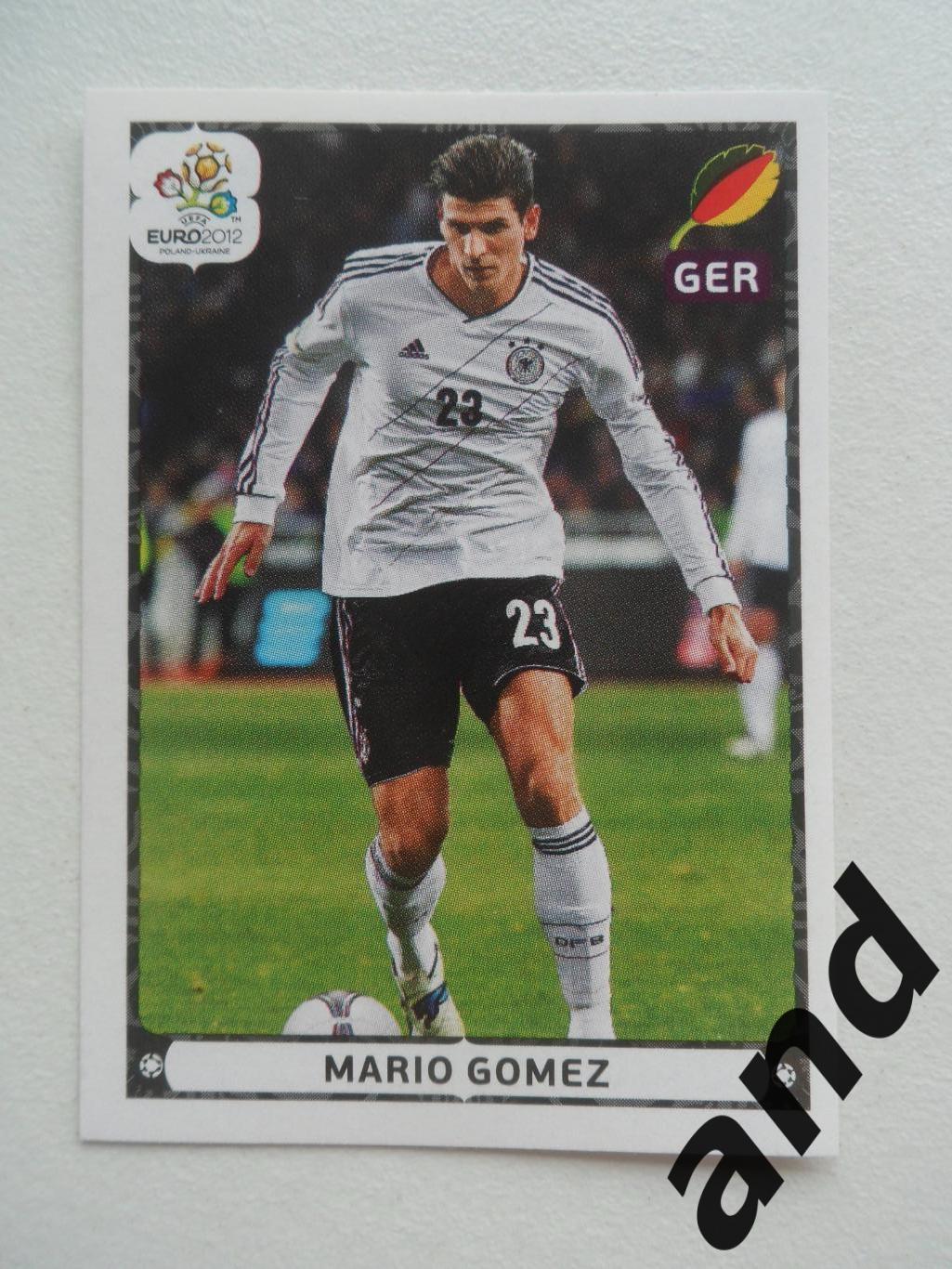 panini № 251 Mario Gomez Чемпионат Европы 2012 панини