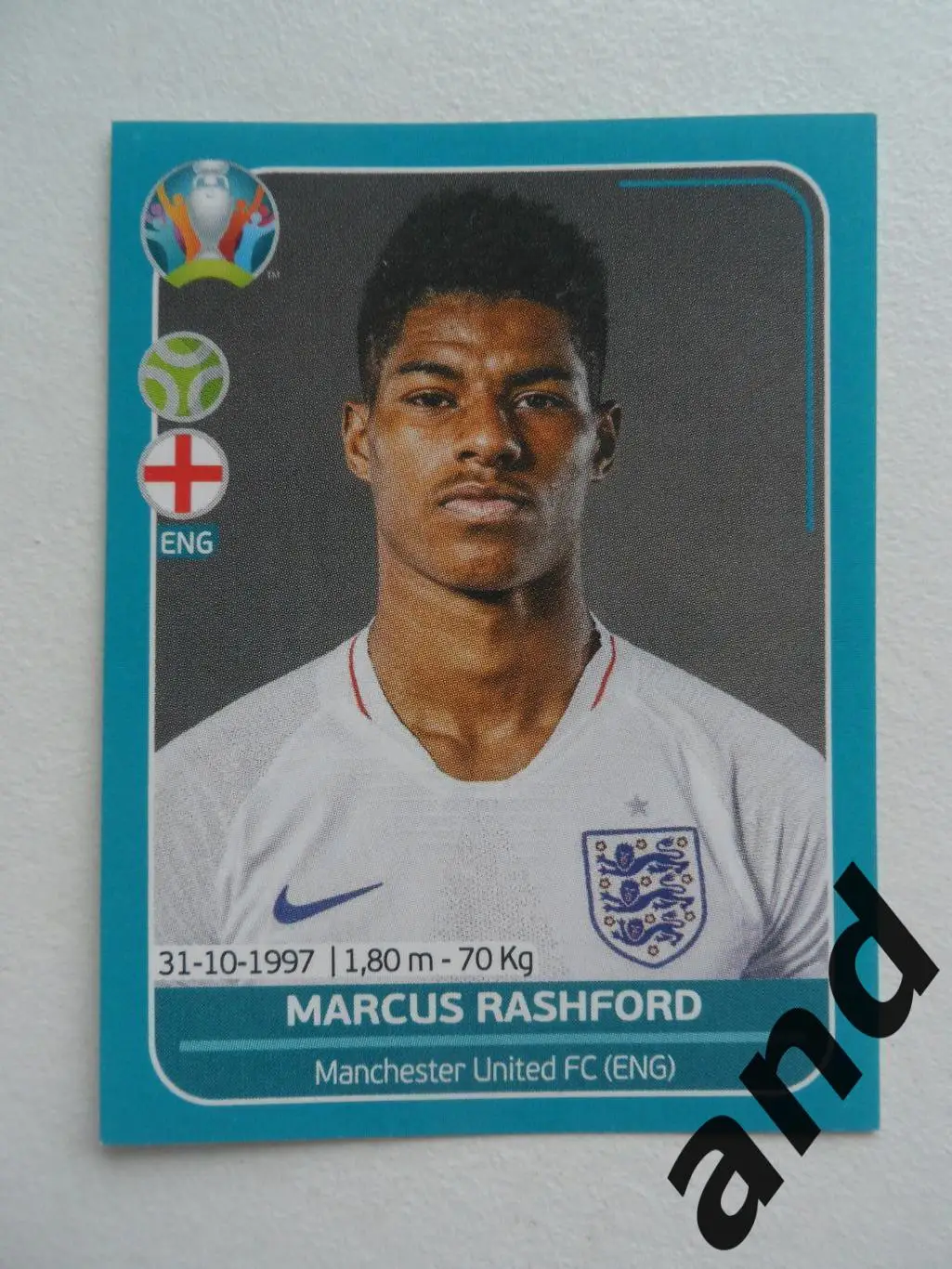 panini ENG26 Marcus Rashford Евро 2020 панини
