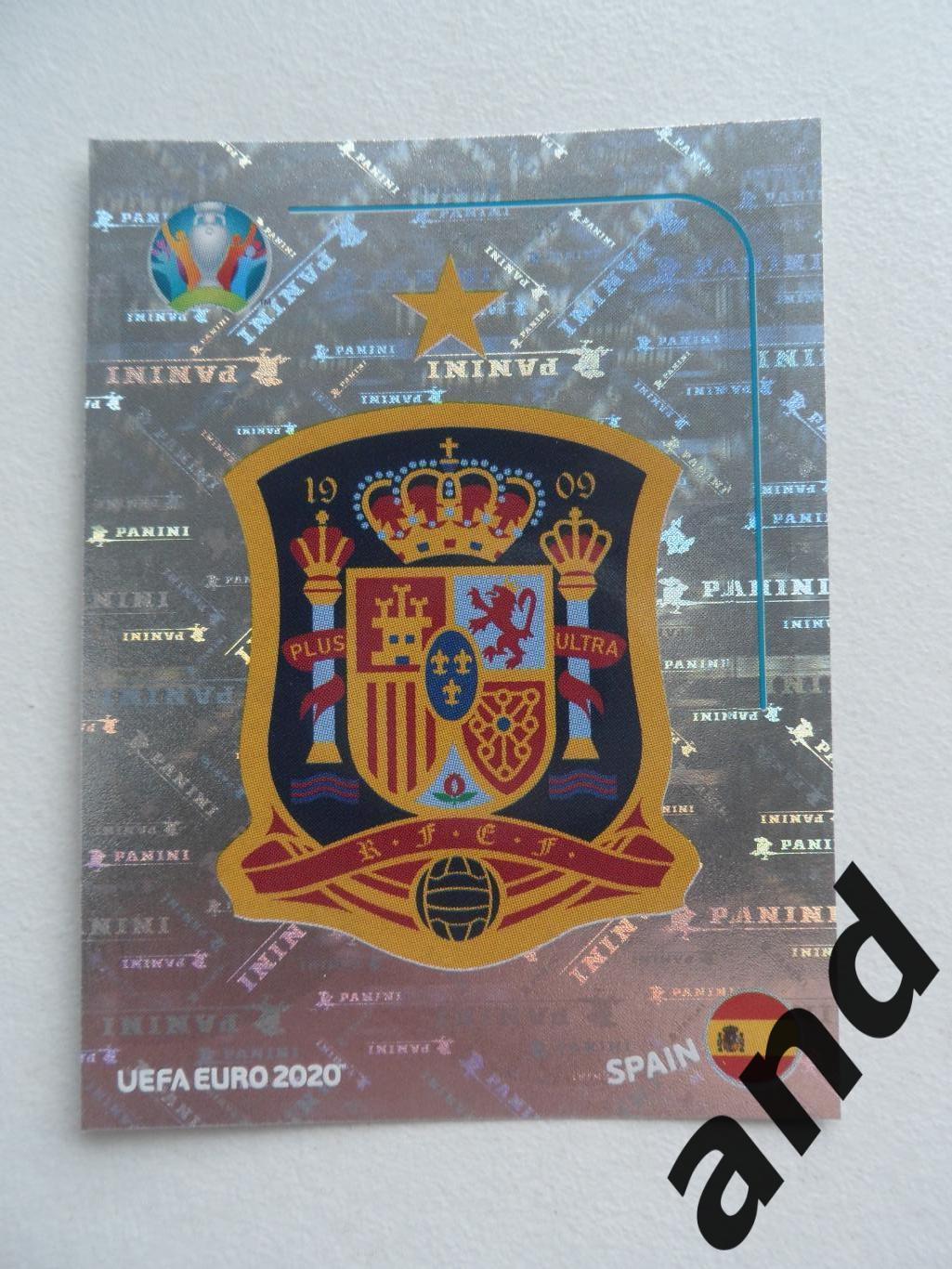 panini ESP1 Spain Евро 2020 панини