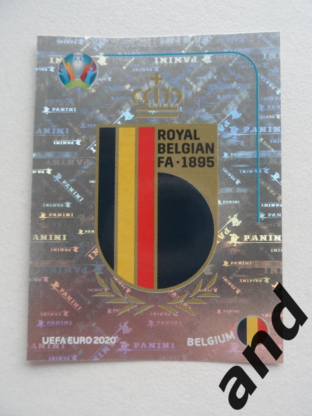 panini BEL1 Belgium Евро 2020 панини