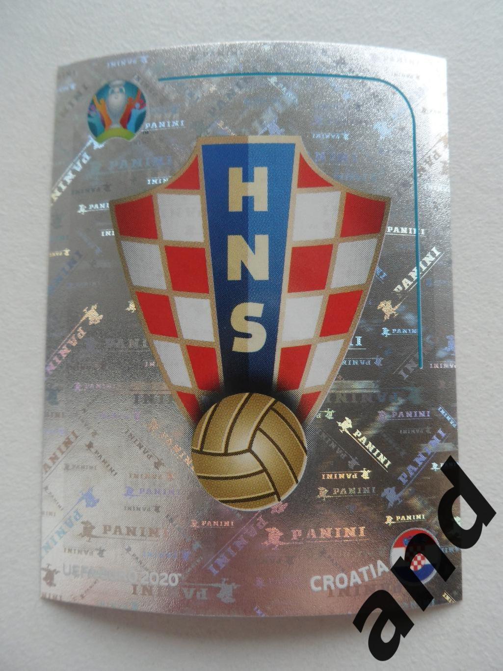 panini CRO1 Croatia Евро 2020 панини