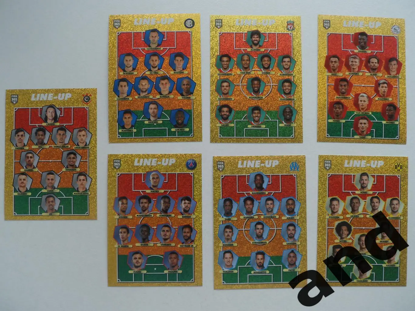 panini набор наклеек (7 шт.) FIFA 365 (2020-21)