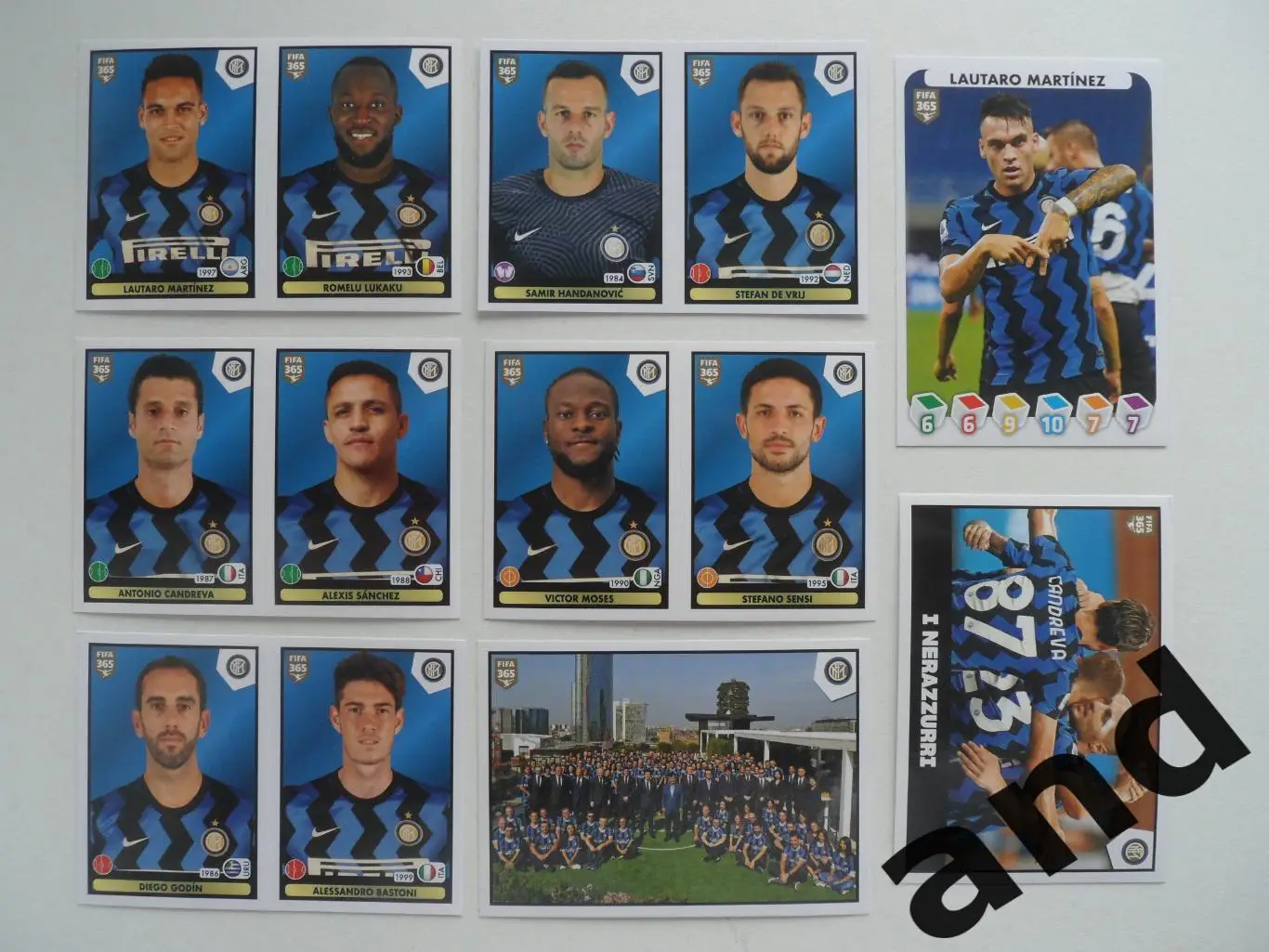 panini набор наклеек (8 шт.) FIFA 365 (2020-21).