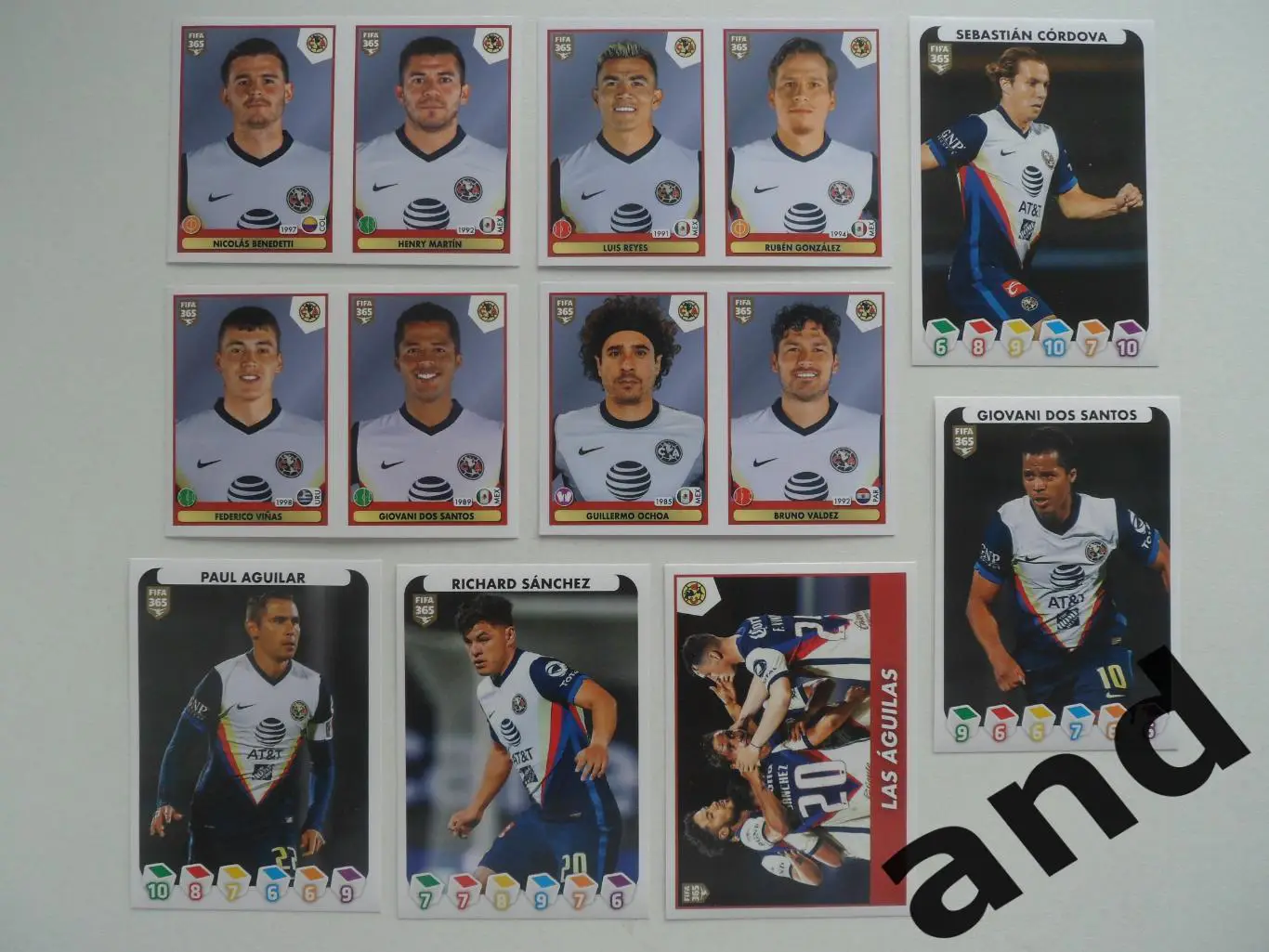 panini набор наклеек (9 шт.) FIFA 365 (2020-21).