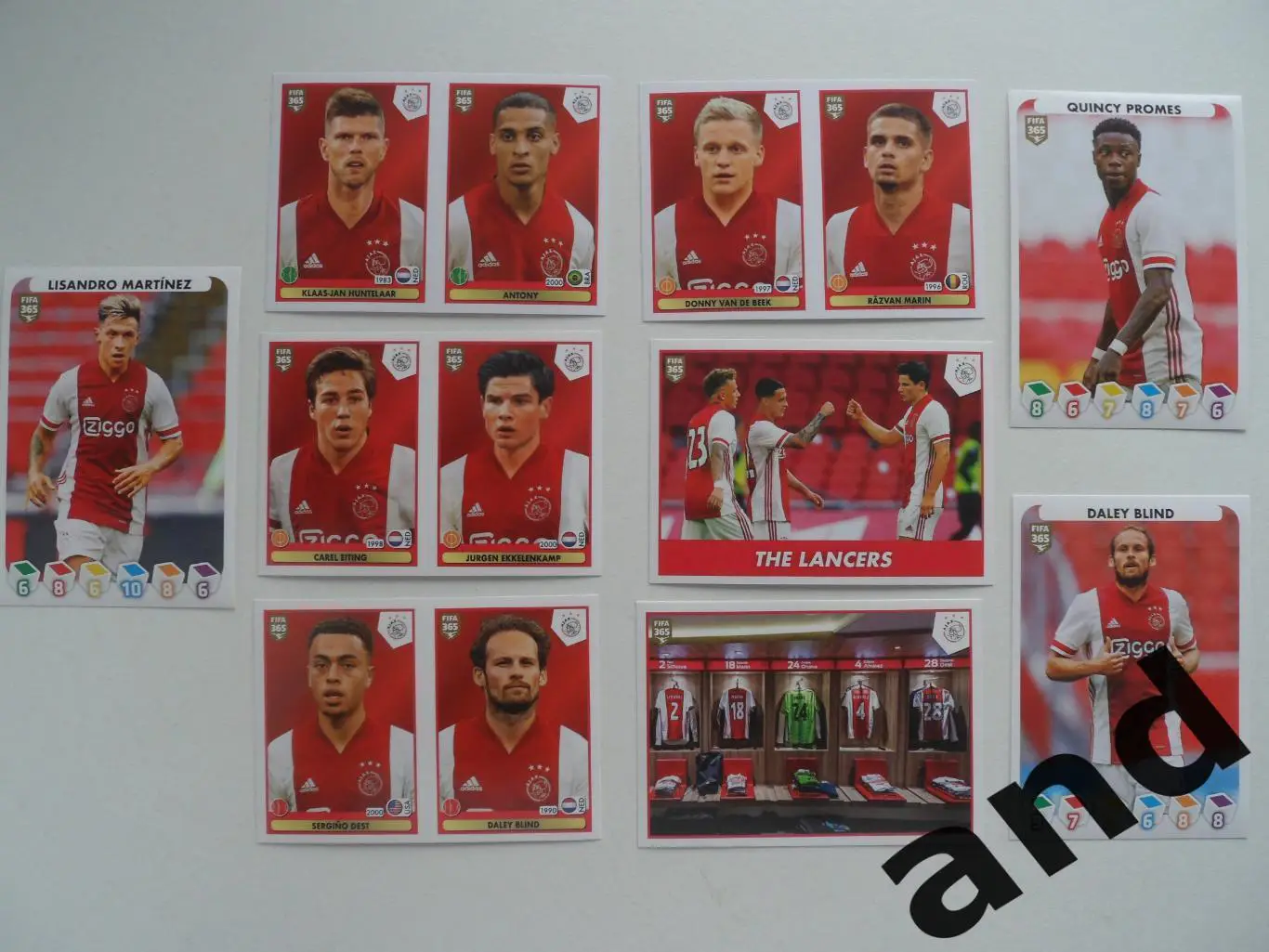 panini набор наклеек (9 шт.) FIFA 365 (2020-21).