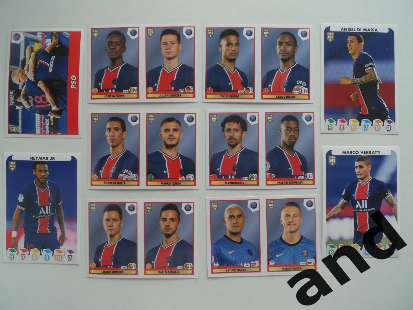 panini набор наклеек (10 шт.) FIFA 365 (2020-21).