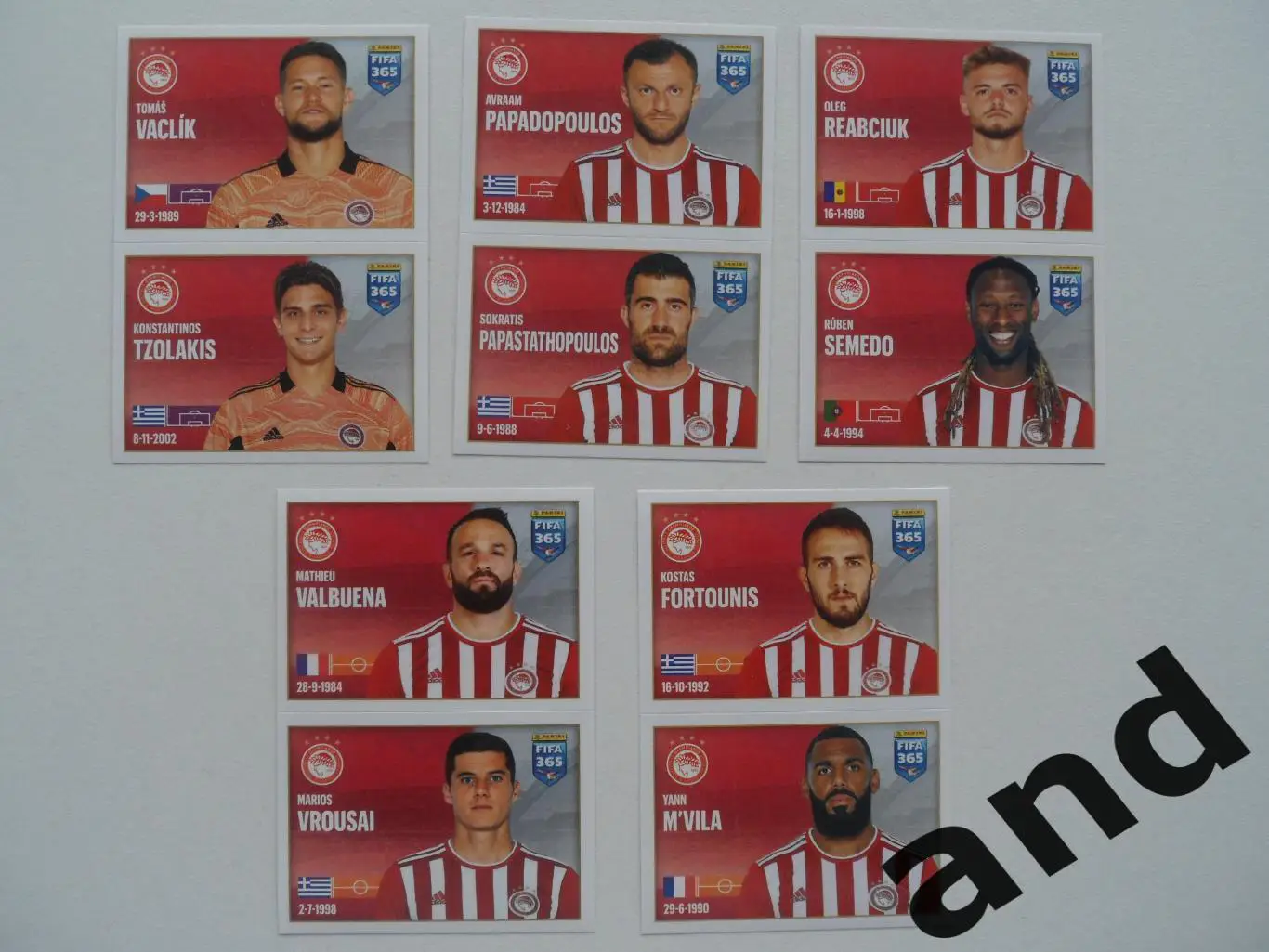 panini набор наклеек (5 шт.) FIFA 365 (2021-22)..