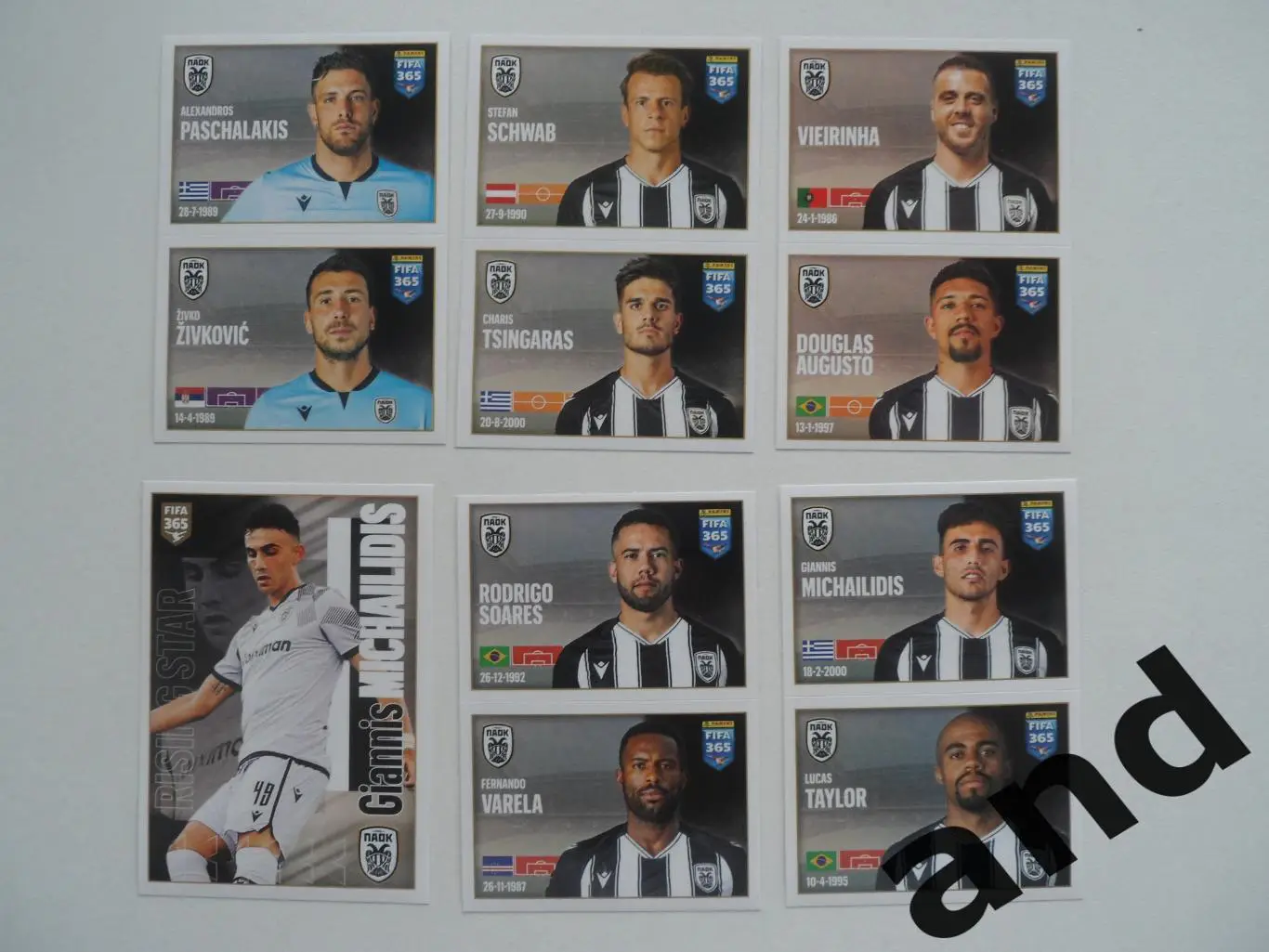 panini набор наклеек (6 шт.) FIFA 365 (2021-22)
