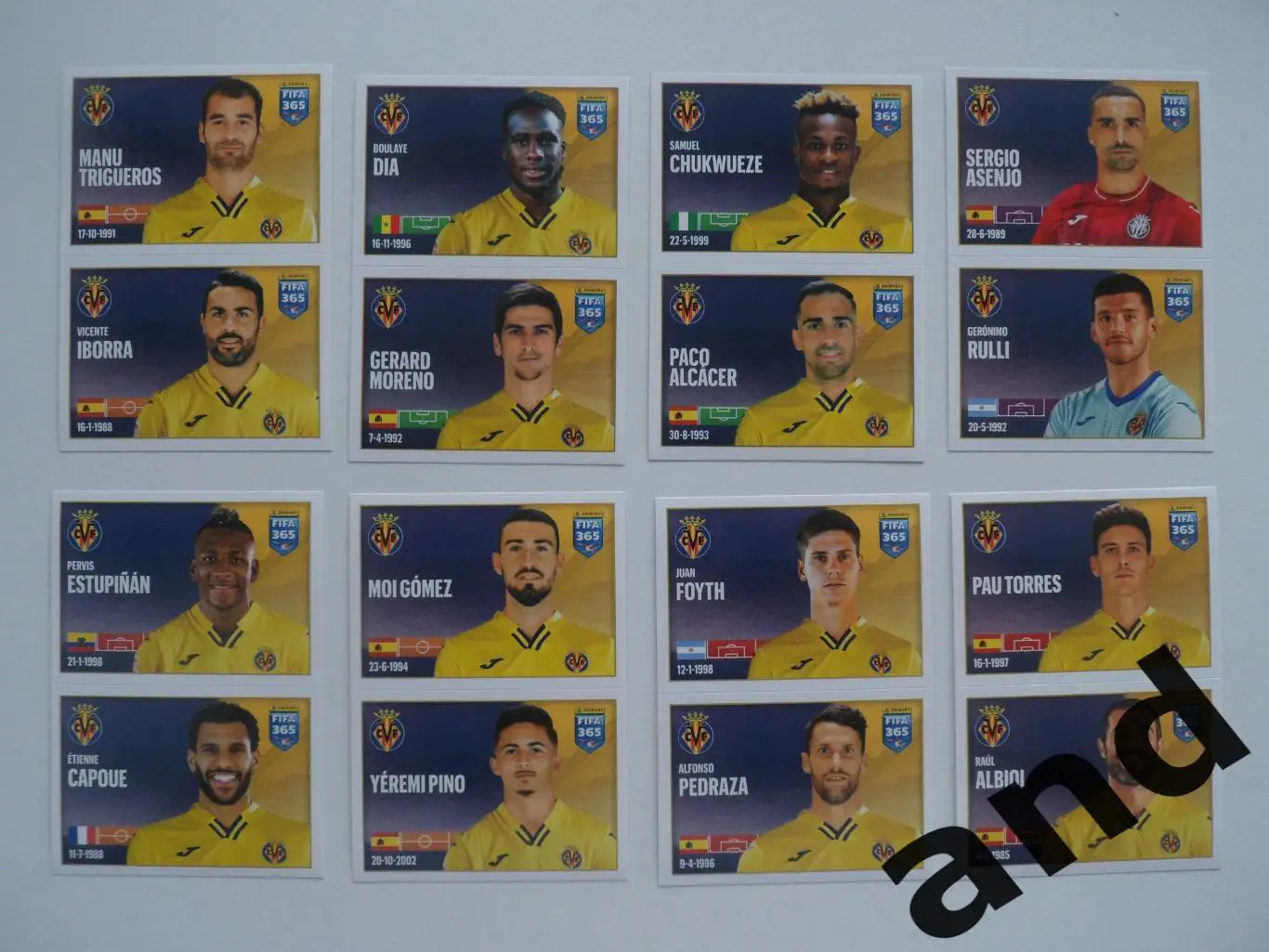 panini набор наклеек (8 шт.) FIFA 365 (2021-22),
