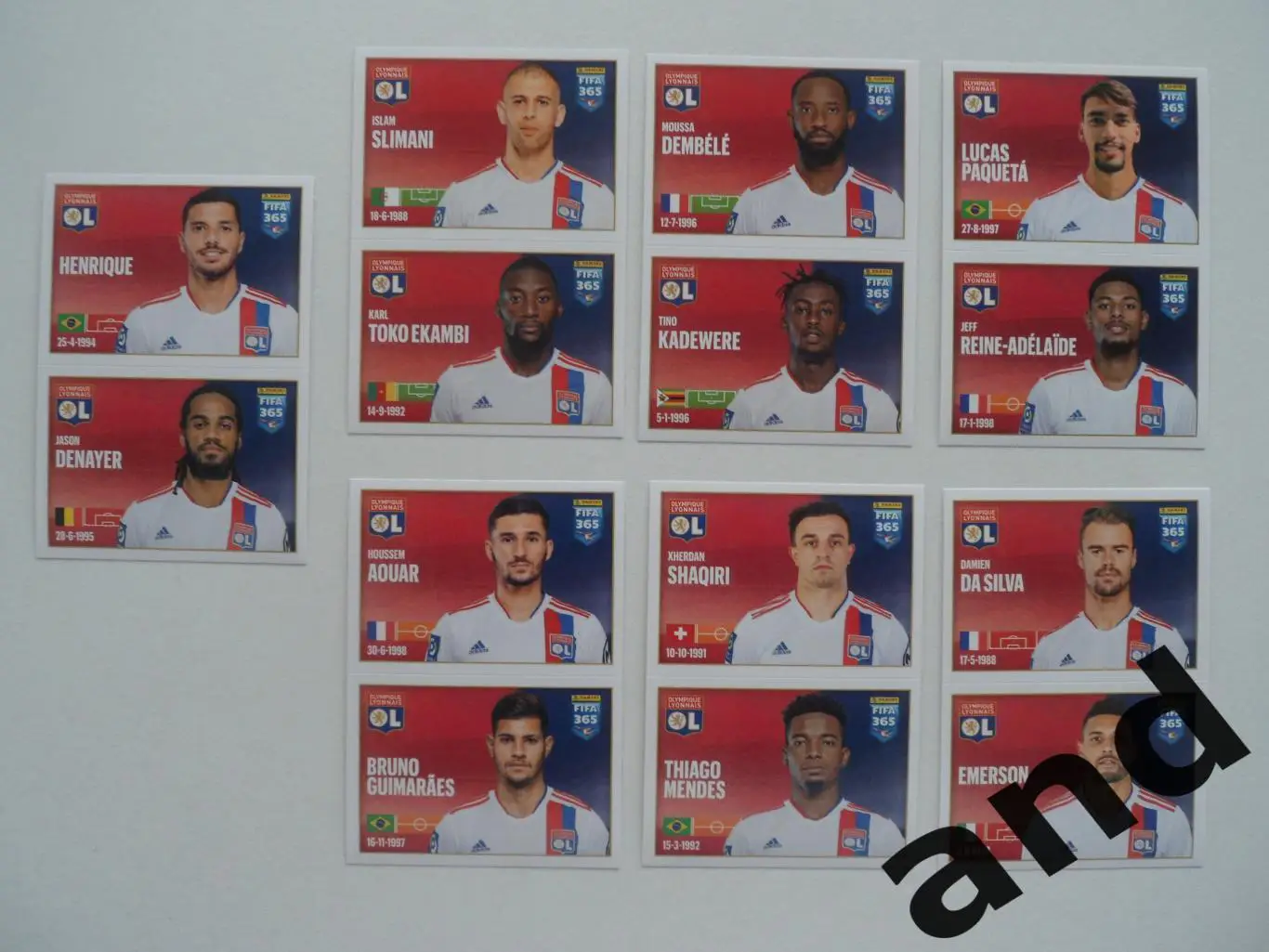 panini набор наклеек (7 шт.) FIFA 365 (2021-22),