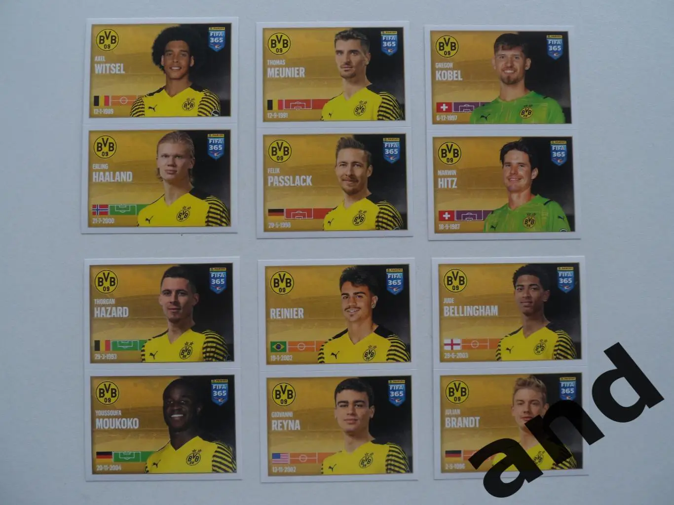 panini набор наклеек (6 шт.) FIFA 365 (2021-22),.