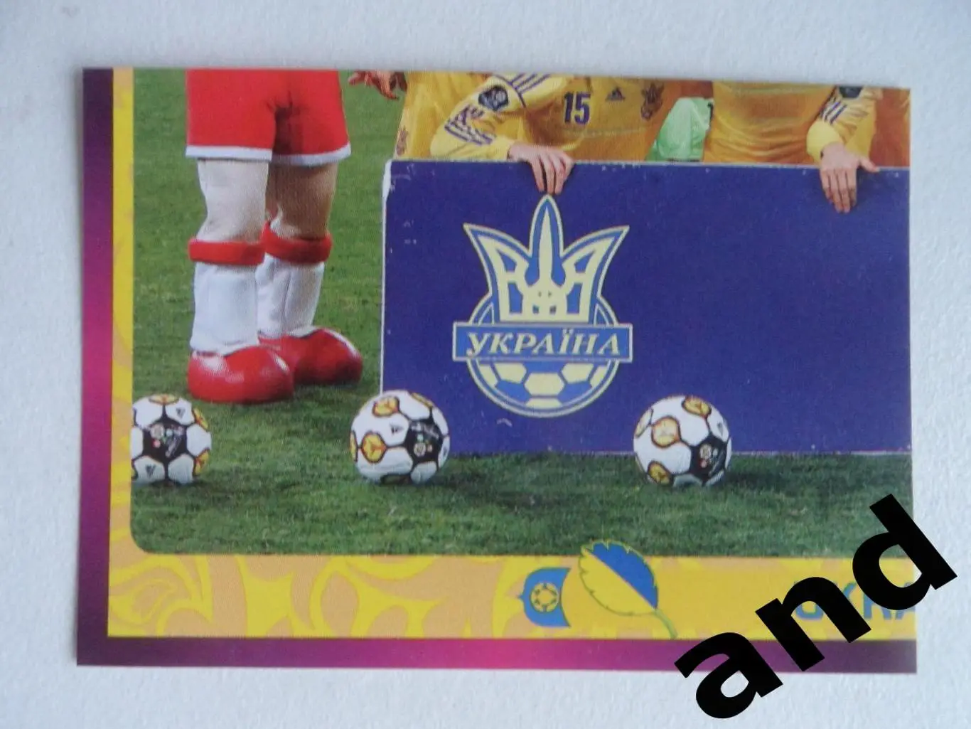 panini № 401 Ukrajina Чемпионат Европы 2012 панини