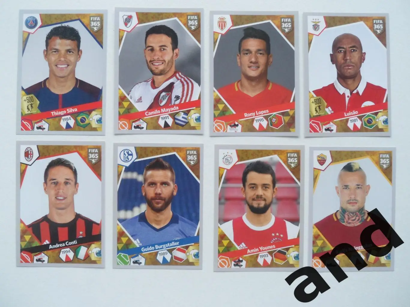 panini набор наклеек (8 шт.) FIFA 365 (2017-18)