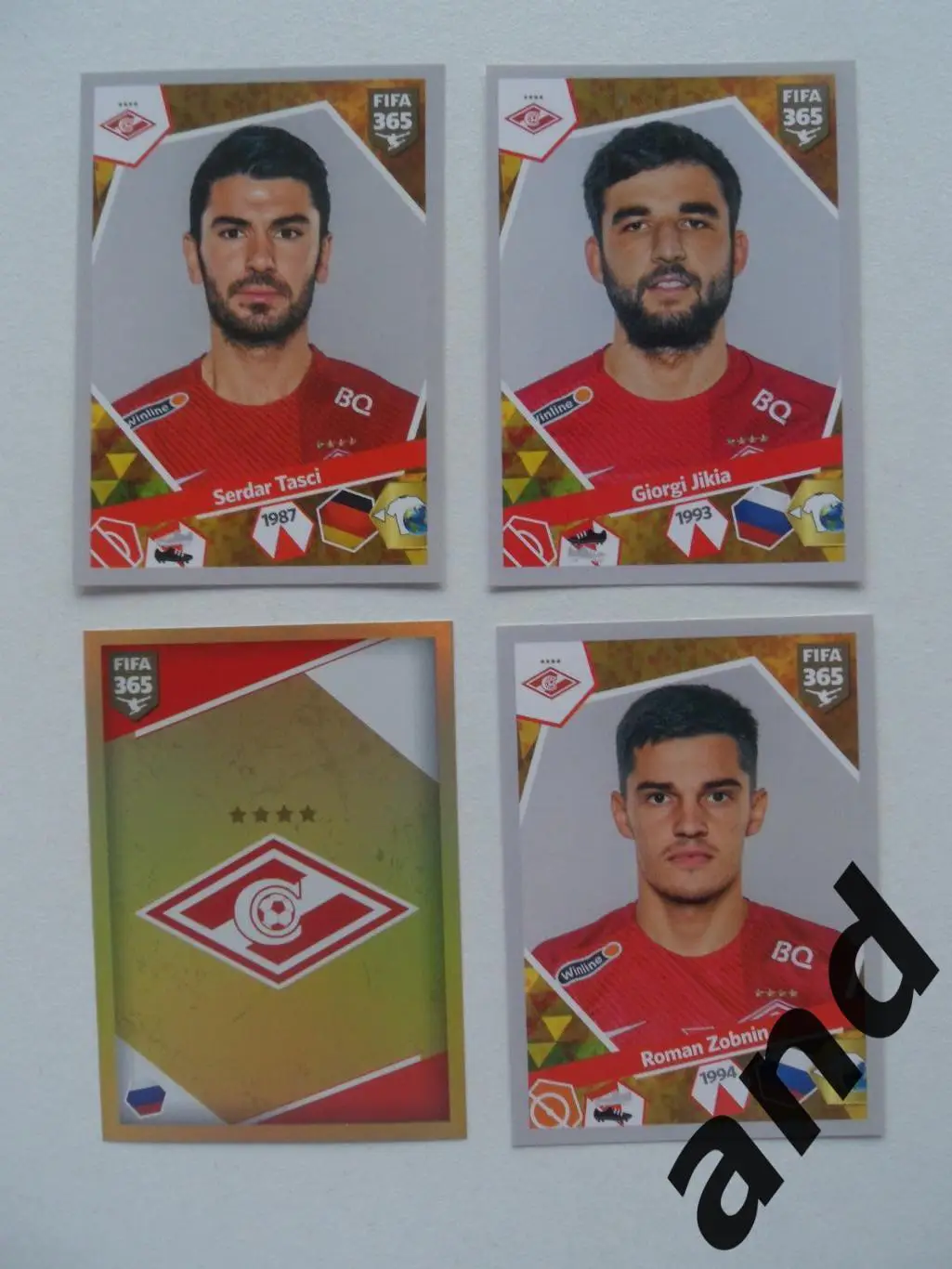 panini набор наклеек (4 шт.) FIFA 365 (2017-18).