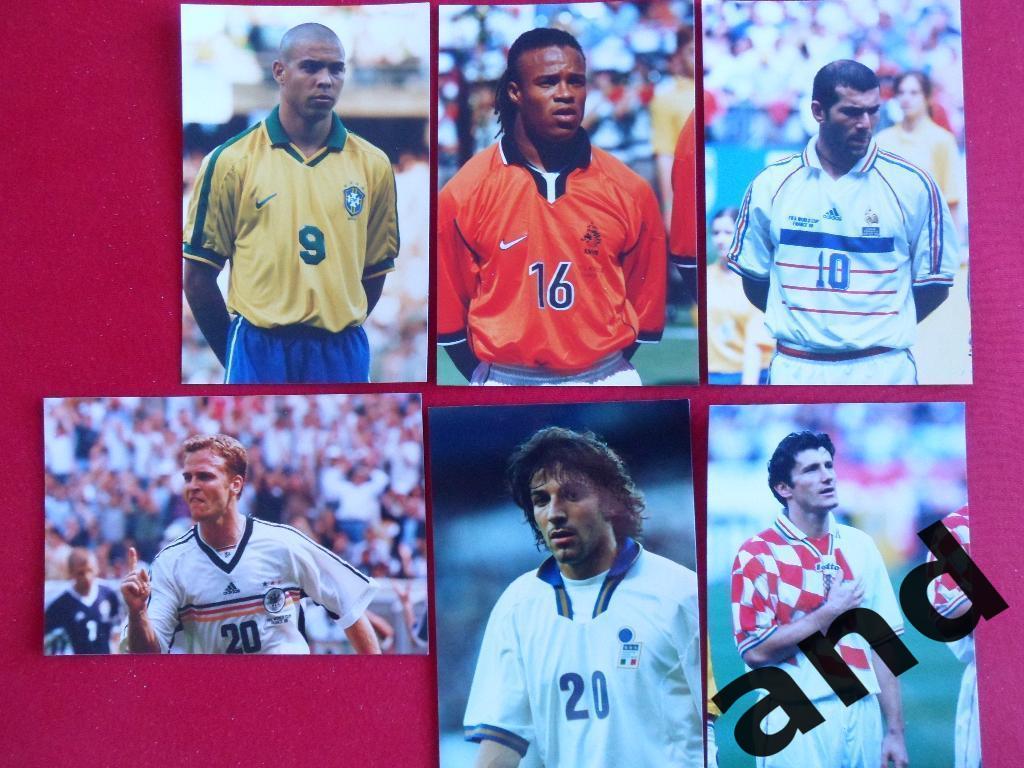 набор фото (6 шт) Чемпионат мира 1998
