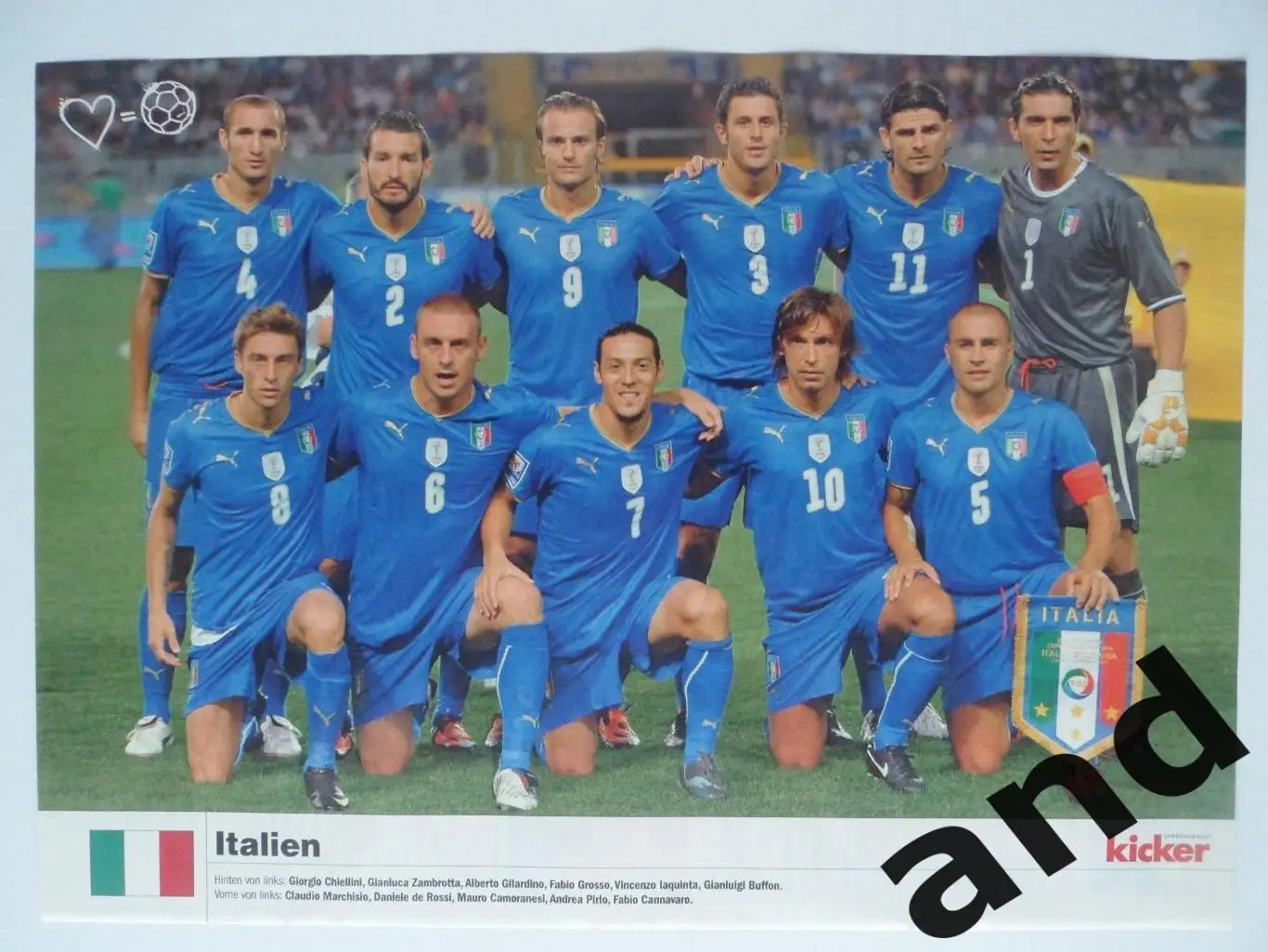 постер Италия 2010 KIcker