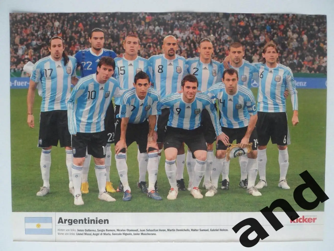 постер Аргентина 2010 KIcker