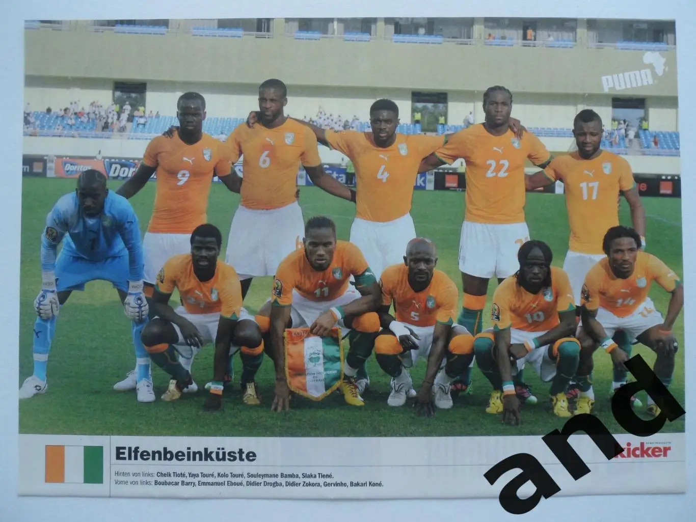 постер Кот д`Ивуар 2010 KIcker