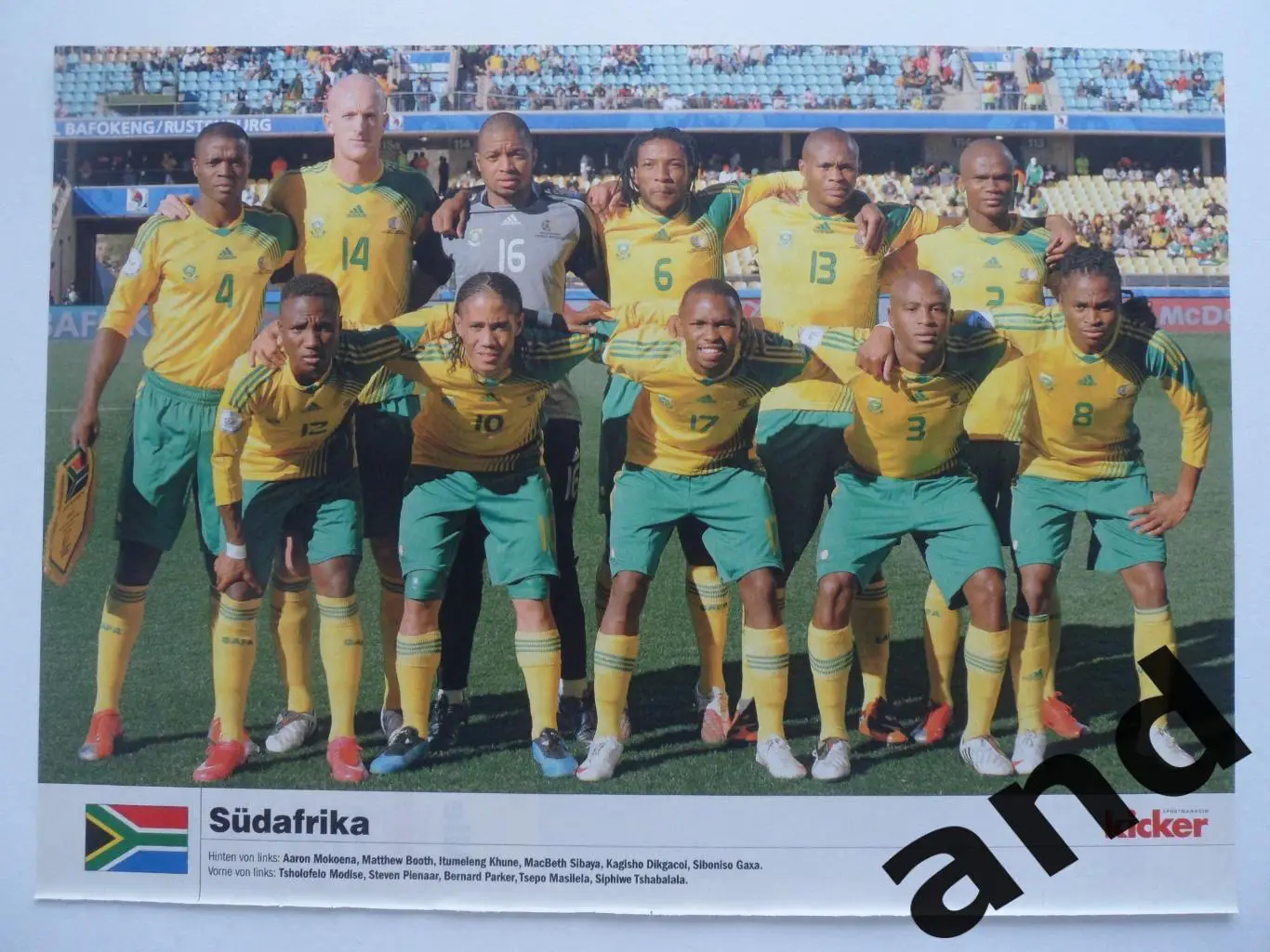 постер ЮАР (Южная Африка) 2010 KIcker