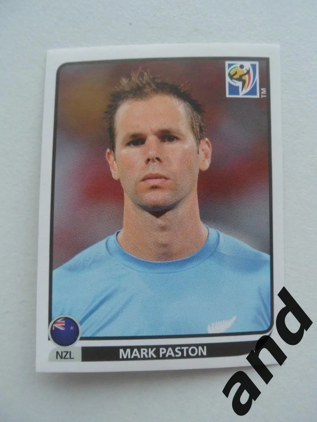 panini № 450 Mark Paston - чемпионат мира 2010 панини