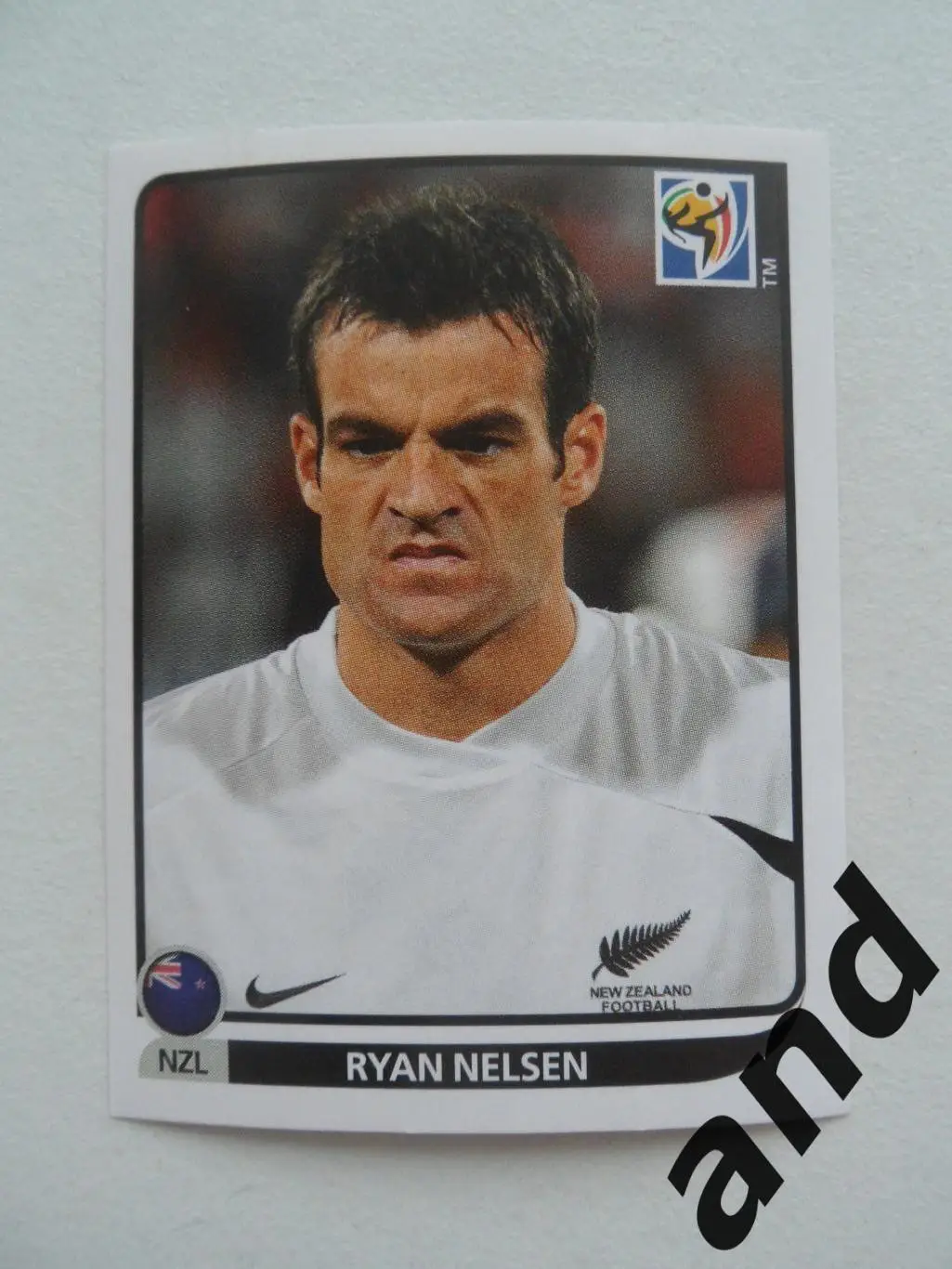panini № 451 Ryan Nelsen - чемпионат мира 2010 панини