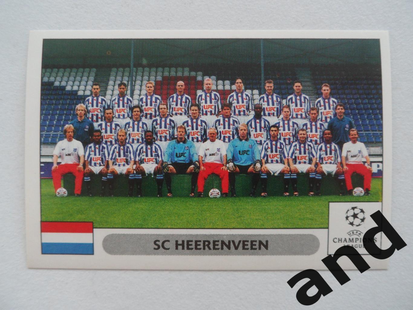panini № 134 Heerenveen - Лига чемпионов УЕФА 2000-2001 панини
