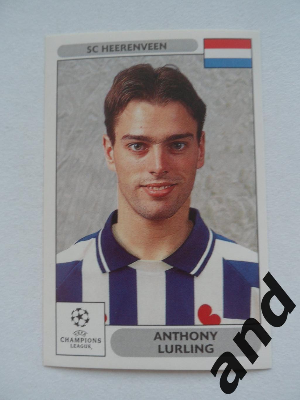 panini № 149 Anthony Lurling - Лига чемпионов УЕФА 2000-2001 панини