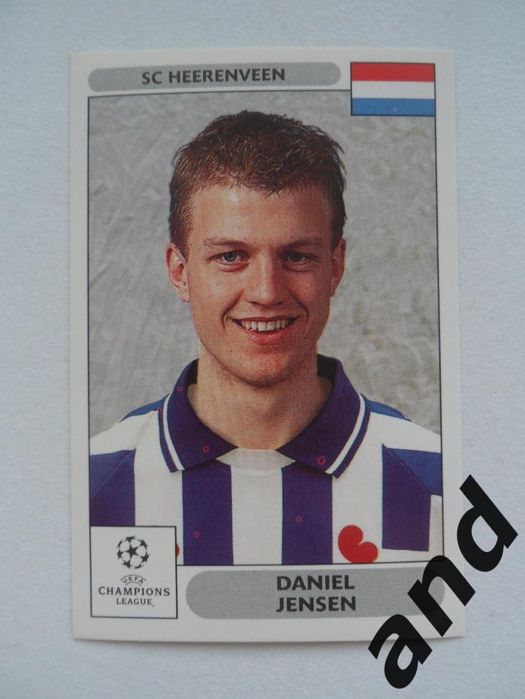panini № 150 Daniel Jensen - Лига чемпионов УЕФА 2000-2001 панини
