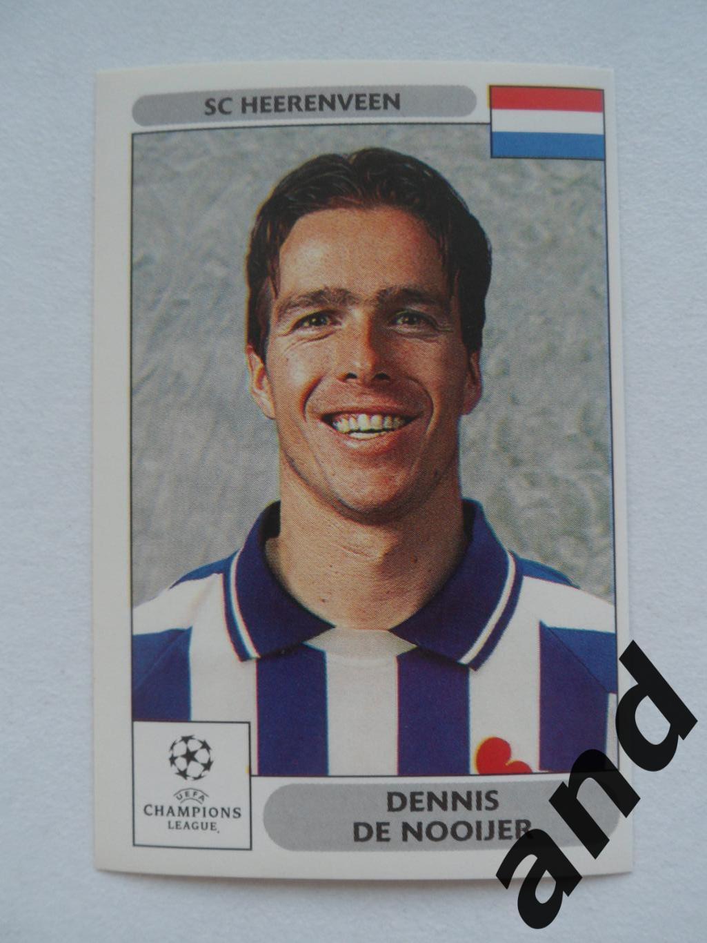 panini № 151 Dennis de Nooijer - Лига чемпионов УЕФА 2000-2001 панини