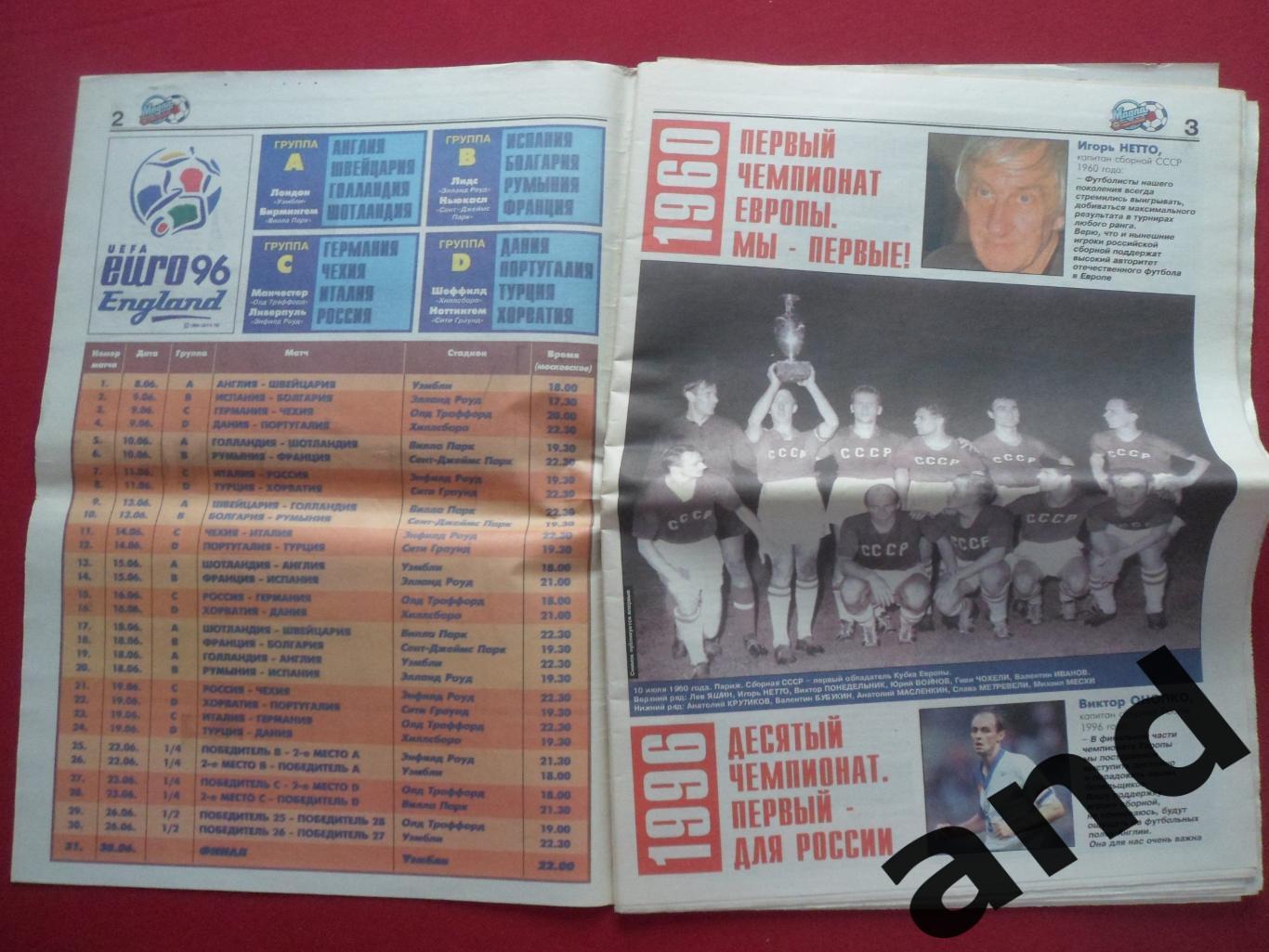 Спорт-Экспресс Футбол. Спецвыпуск чемпионат Европы 1996 2