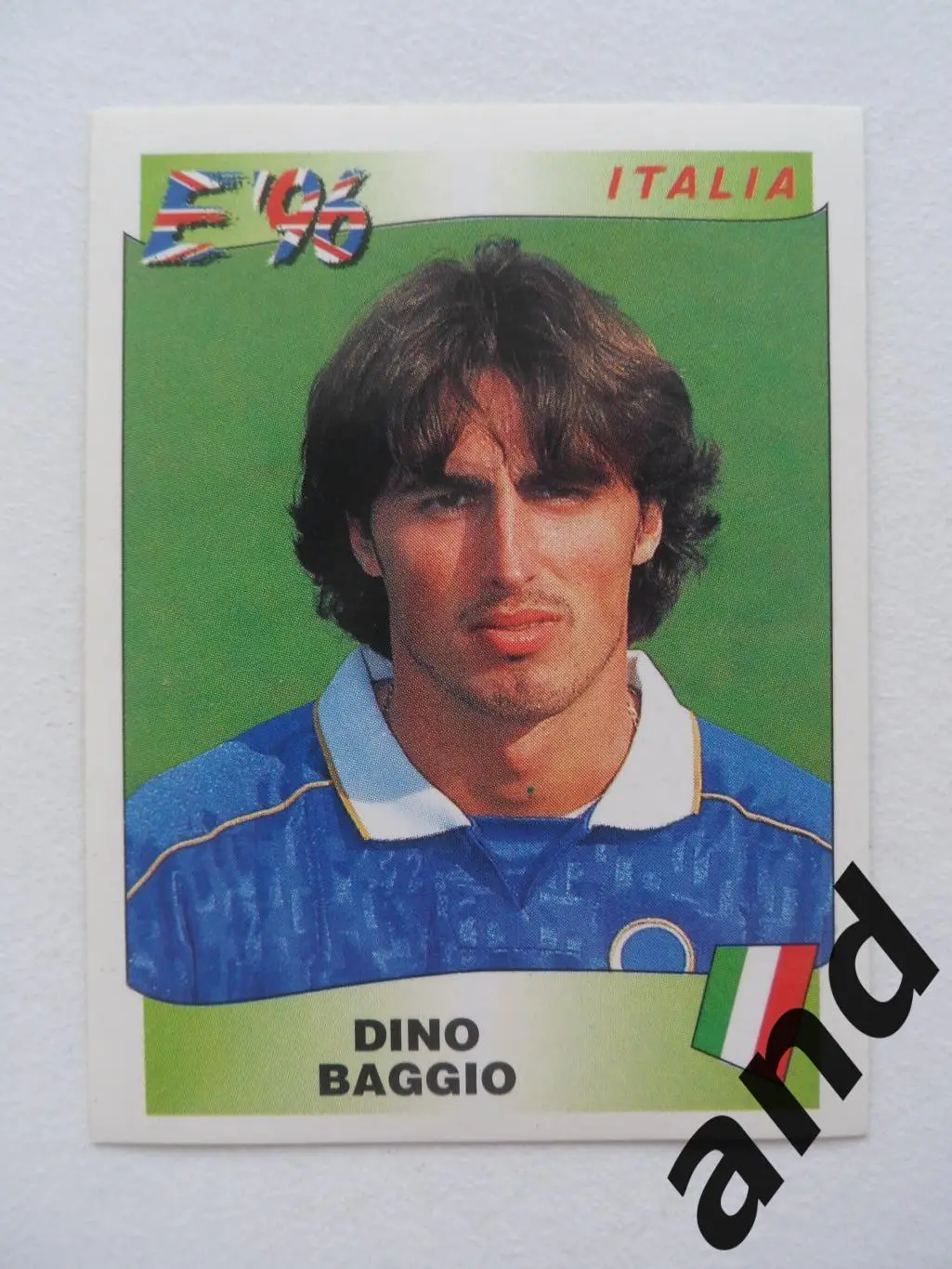 panini № 246 Dino Baggio - чемпионат Европы 1996 панини