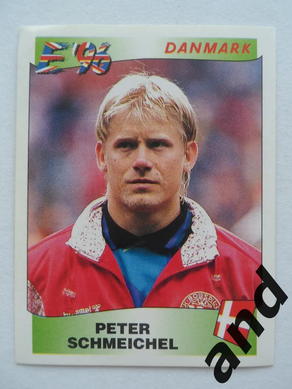 panini № 277 Peter Schmeichel - чемпионат Европы 1996 панини