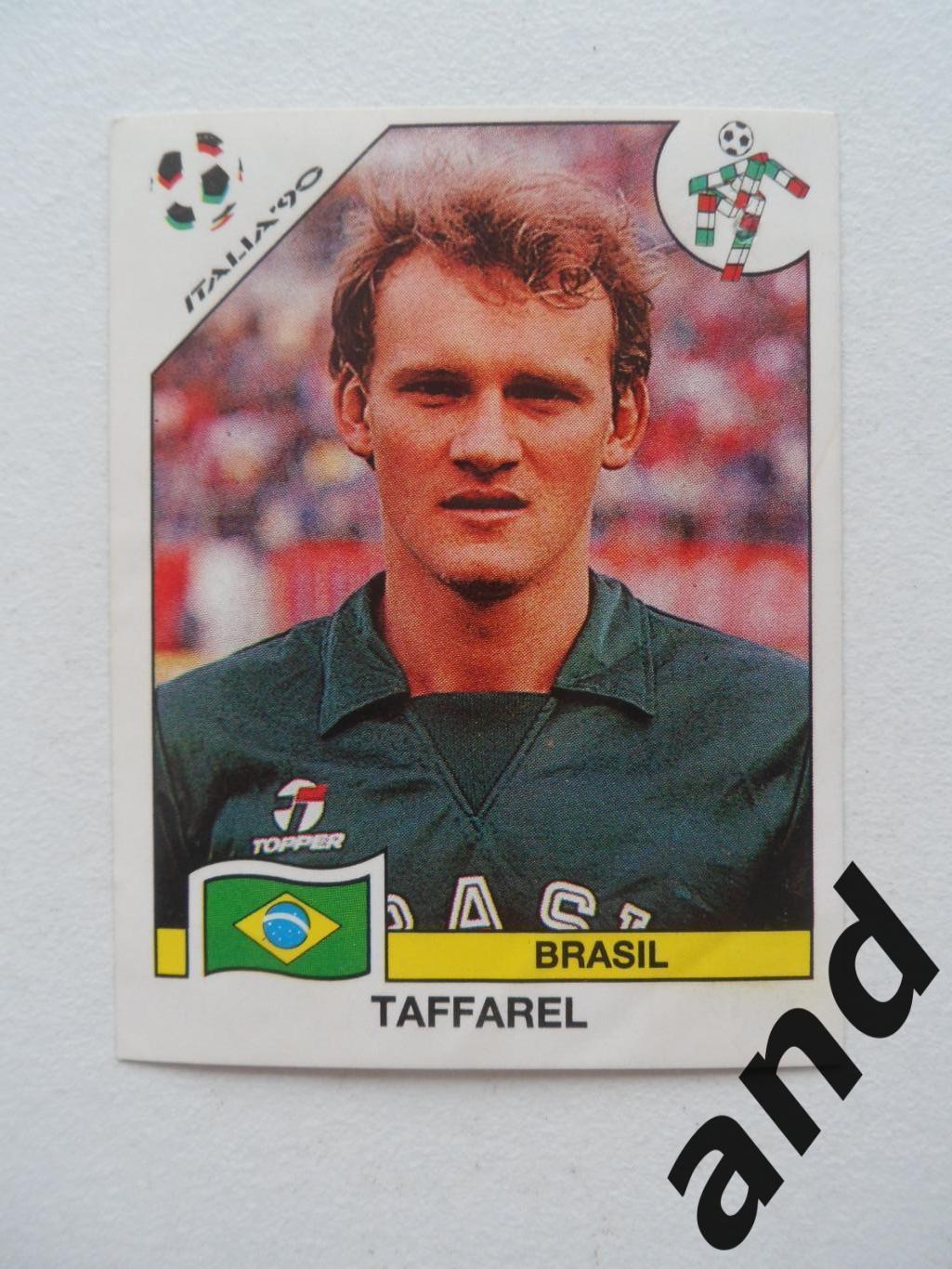 panini № 192 Taffarel - чемпионат мира 1990 панини