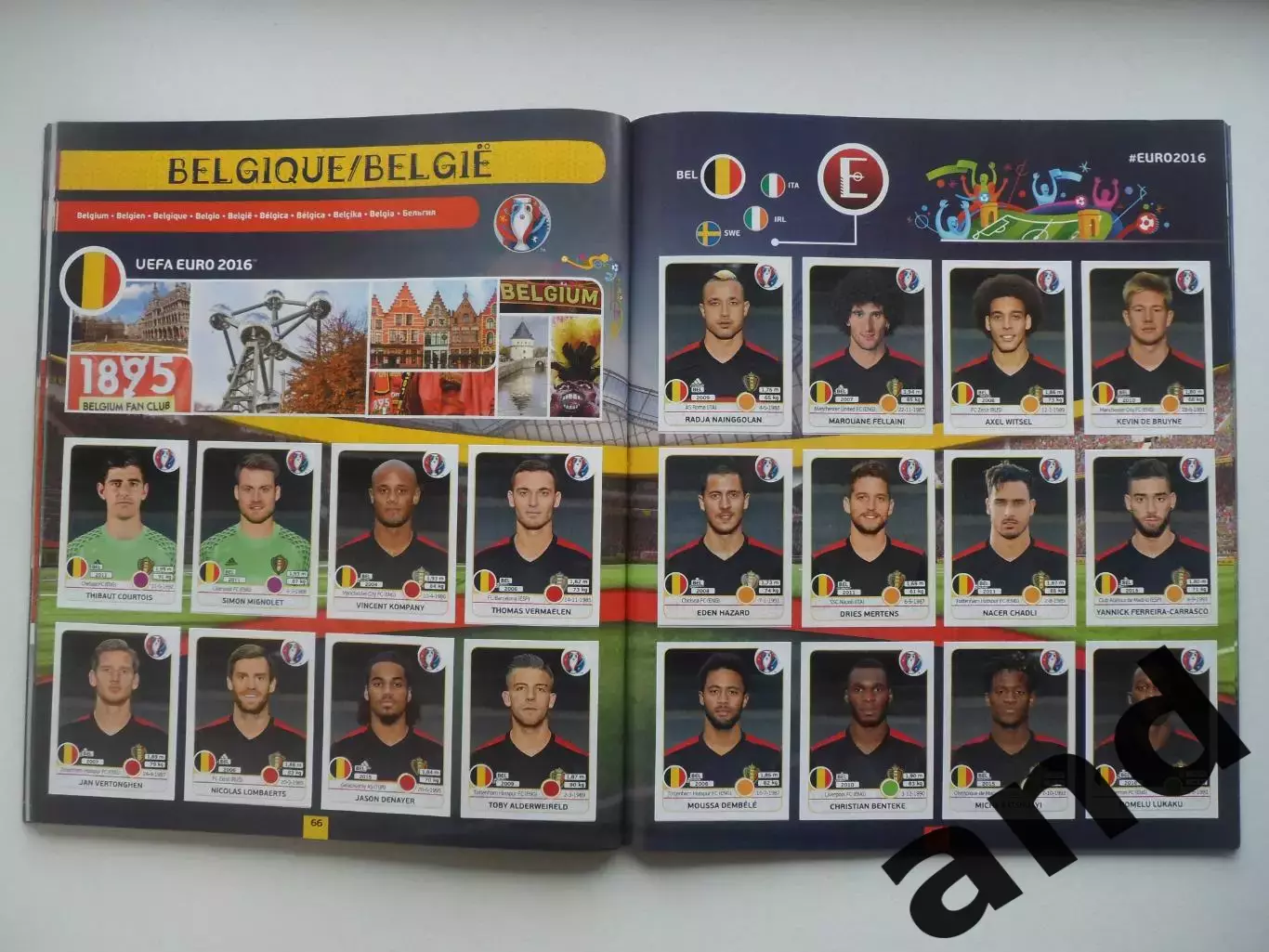 Альбом панини panini чемпионат Европы 2016 (642 наклейки) 4