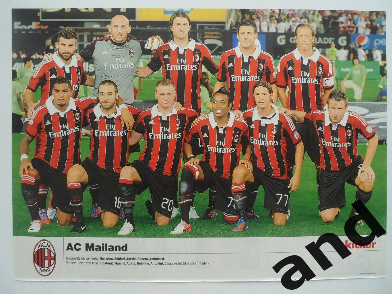 постер Милан 2012 Kicker