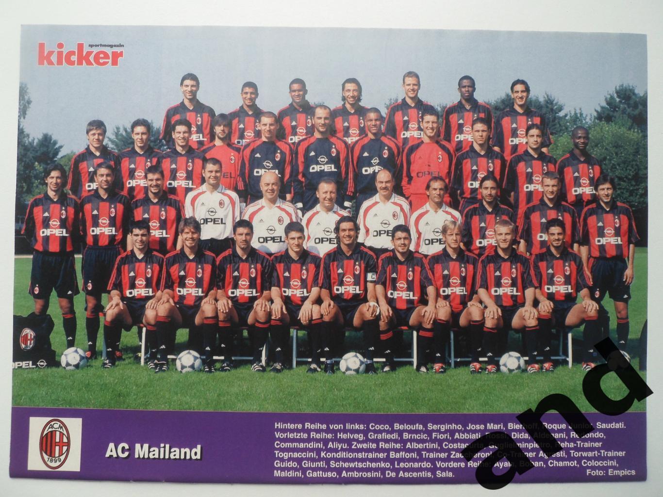 постер Милан 2000 - Kicker
