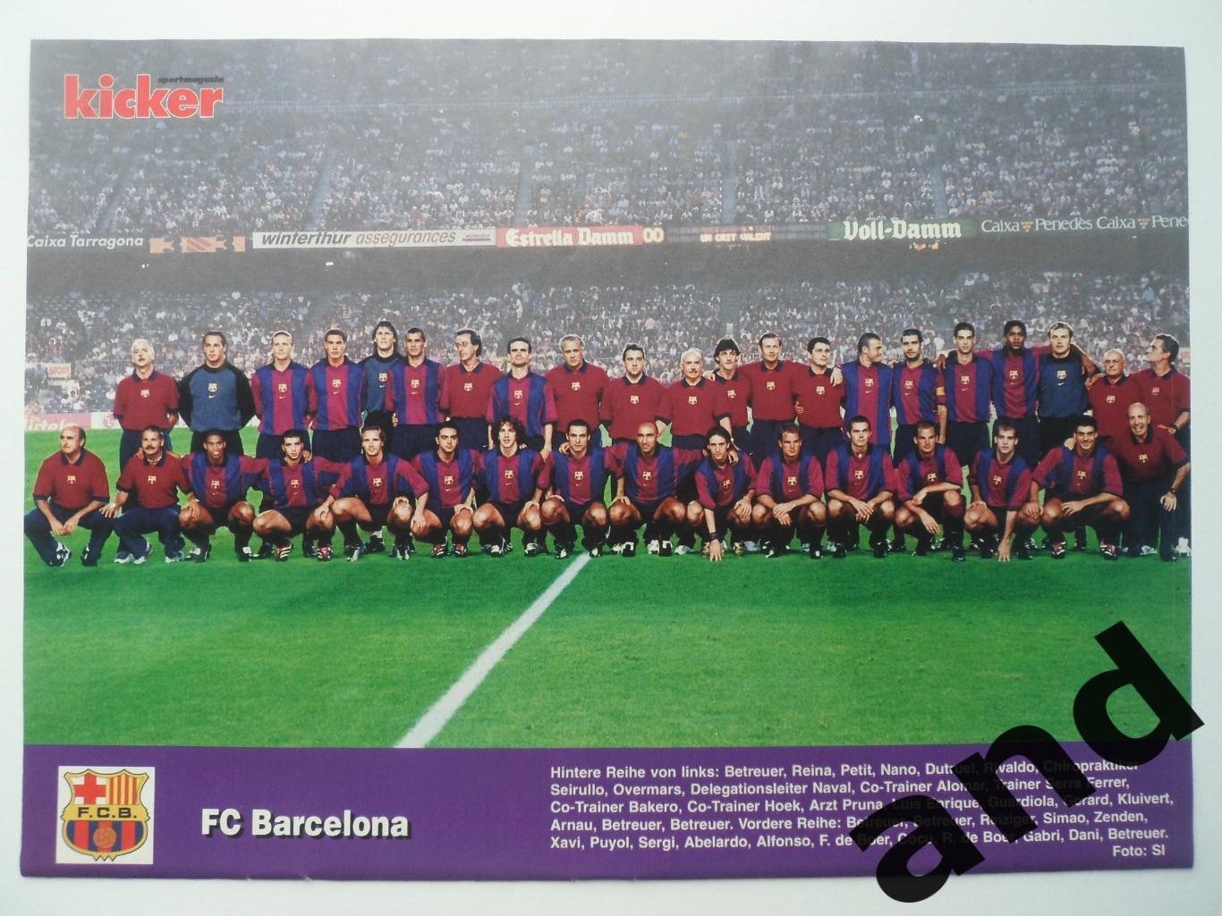 постер Барселона 2000 - Kicker