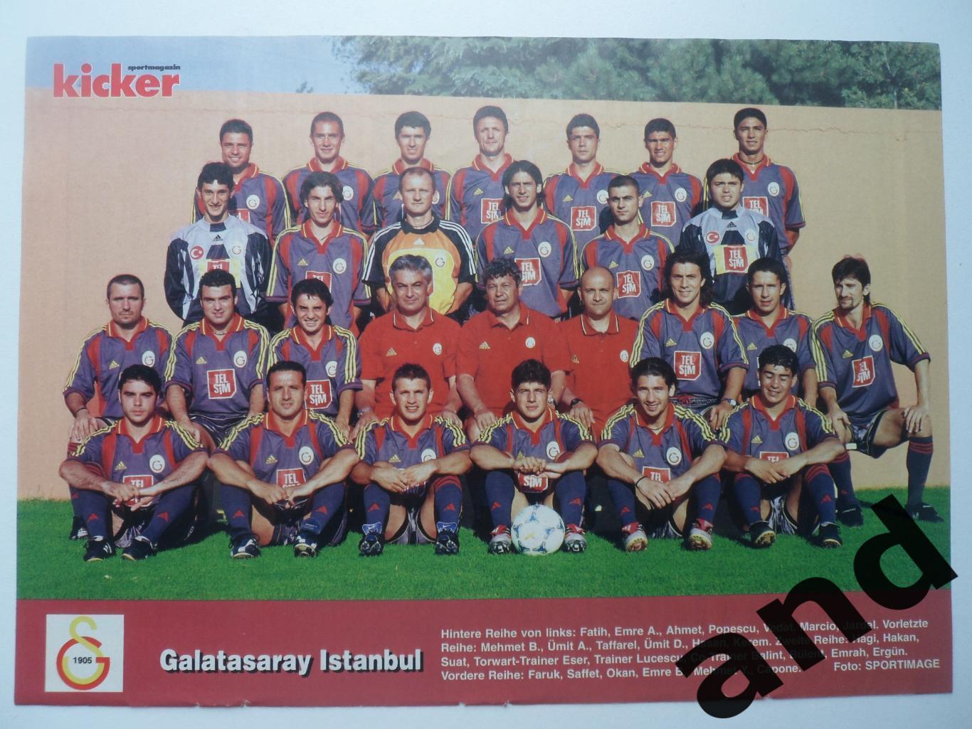 постер Галатасарай 2000 Kicker