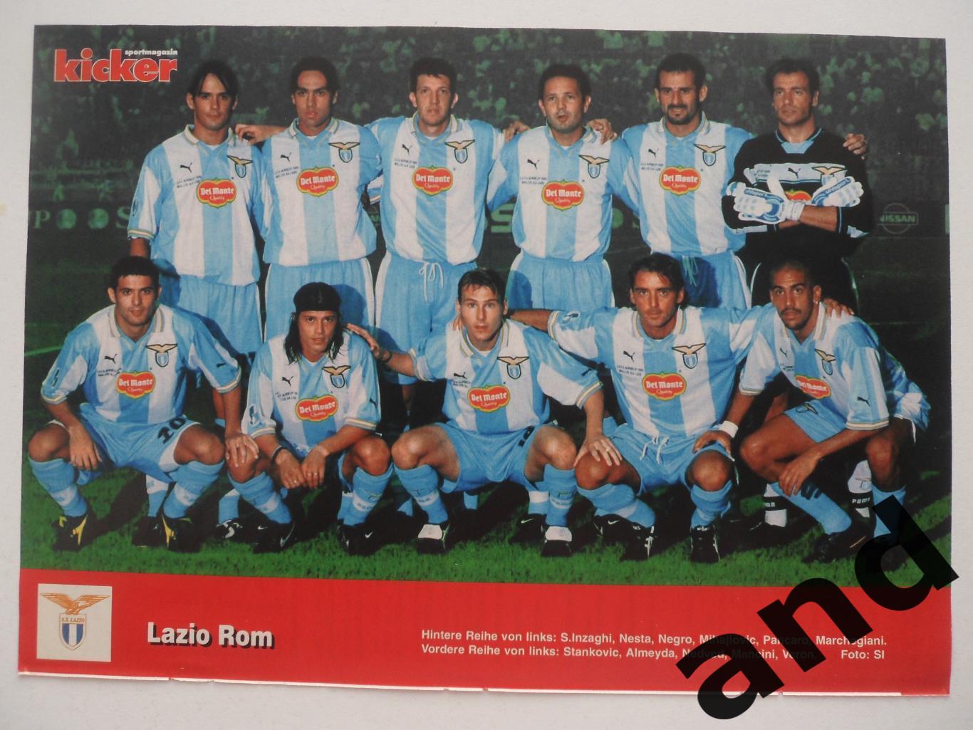 постер Лацио 1999 - Kicker