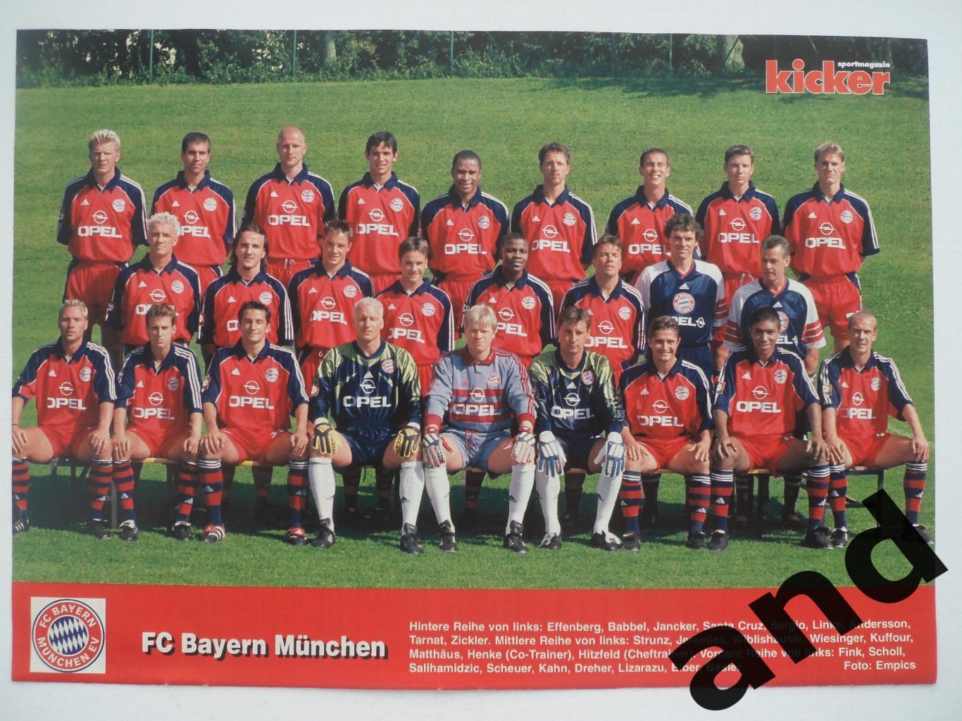 постер Бавария 1999 - Kicker