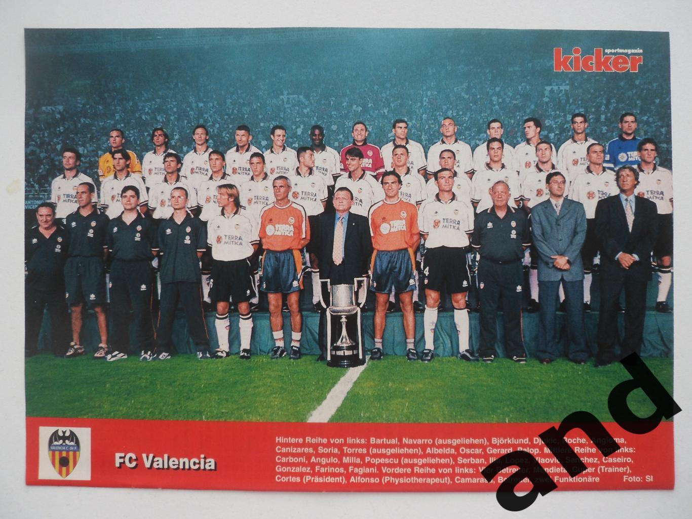 постер Валенсия 1999 - Kicker