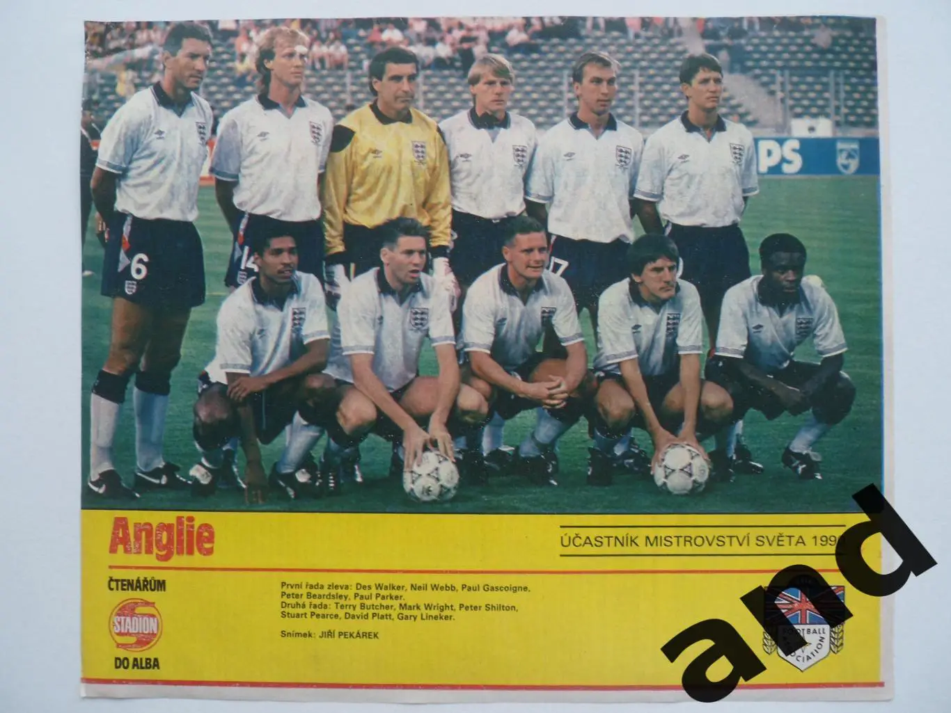 постер Англия 1990.