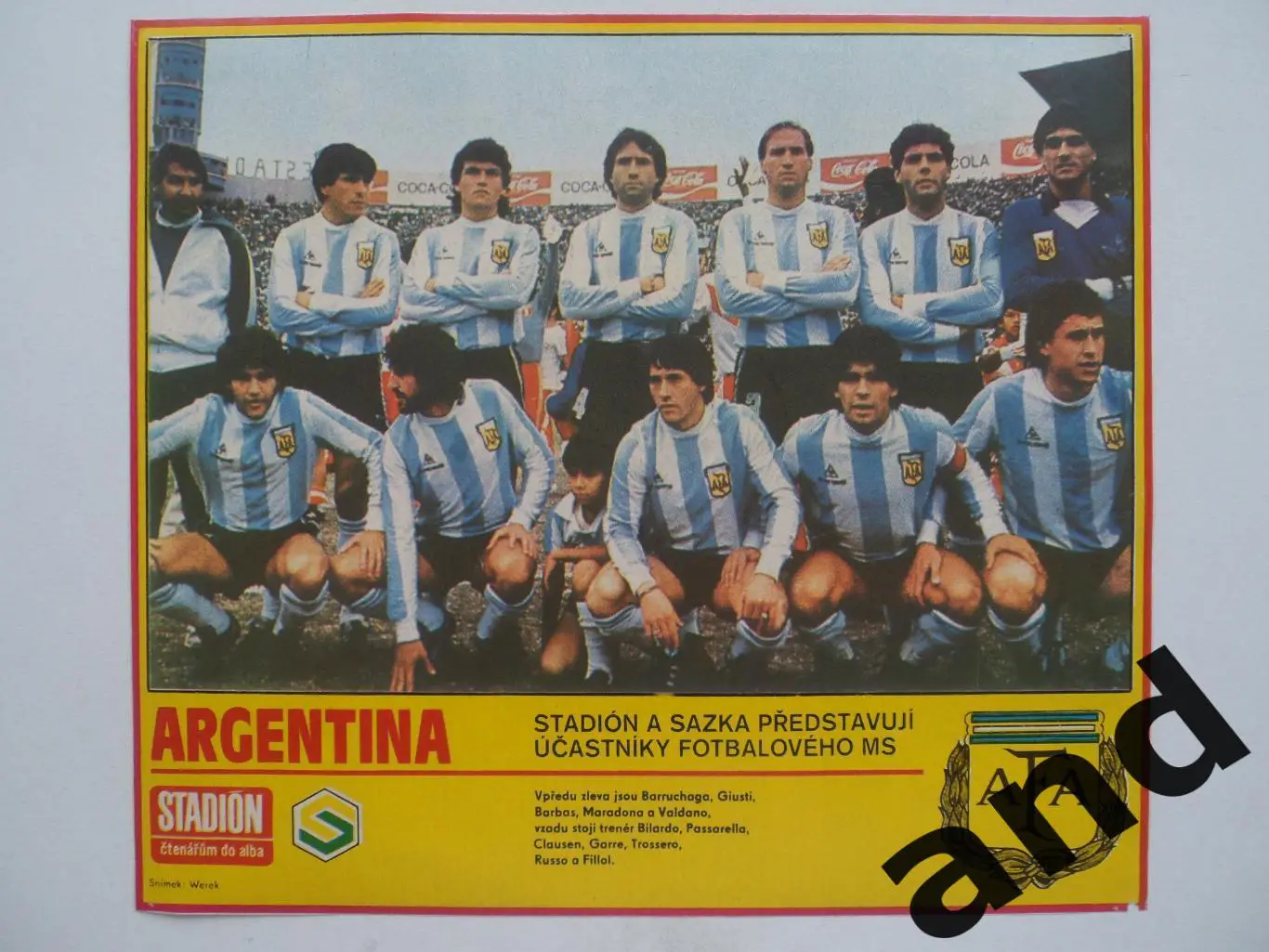 постер Аргентина 1986.