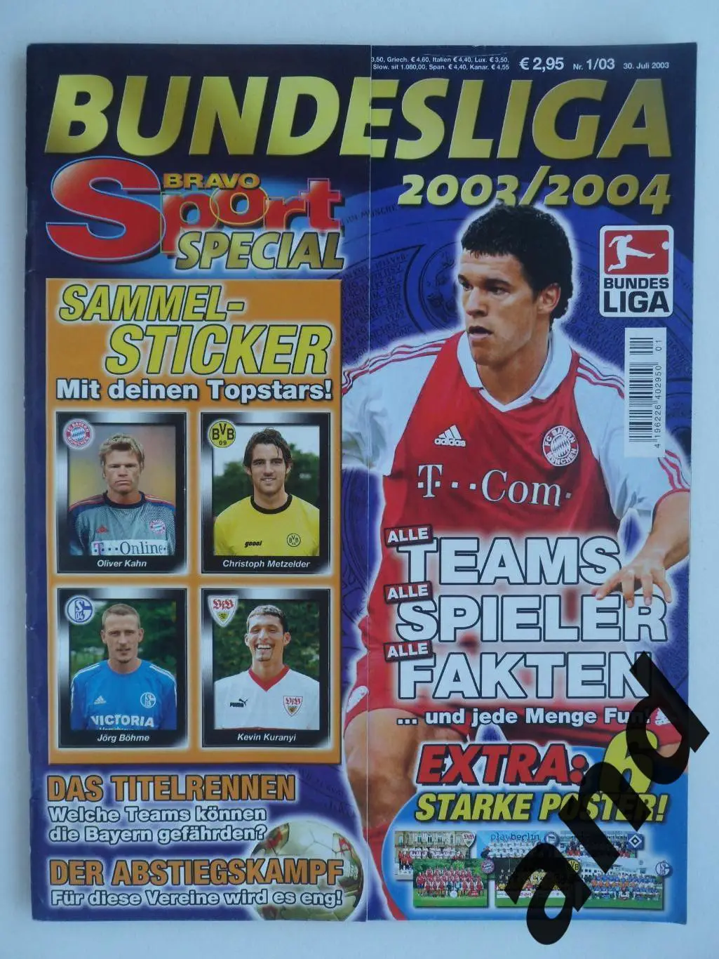 спецвыпуск Бундеслига 2003-2004 Bravo Sport