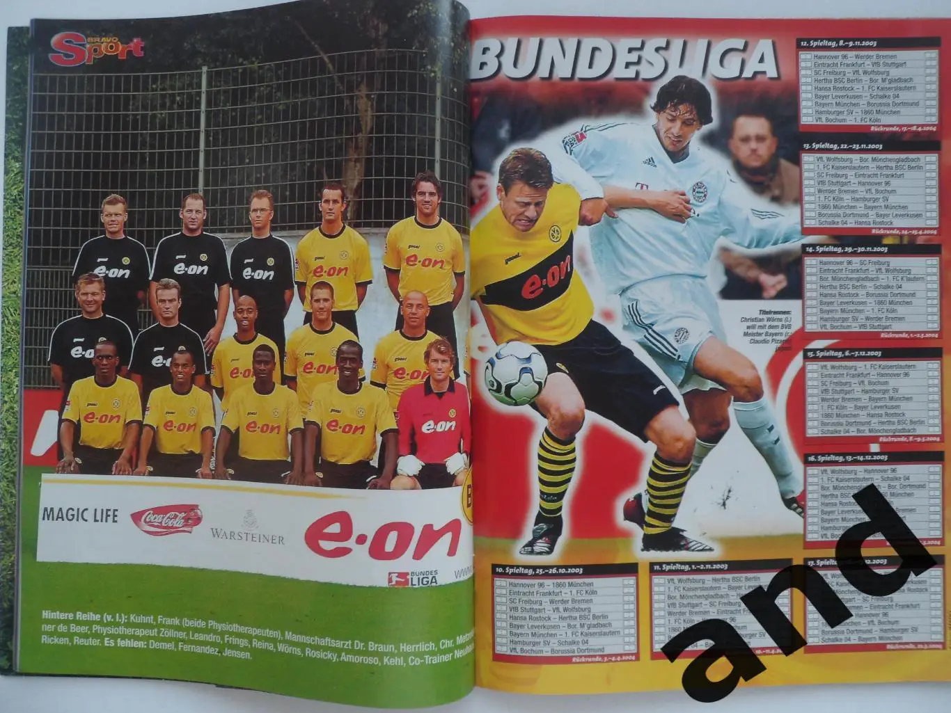 спецвыпуск Бундеслига 2003-2004 Bravo Sport 4