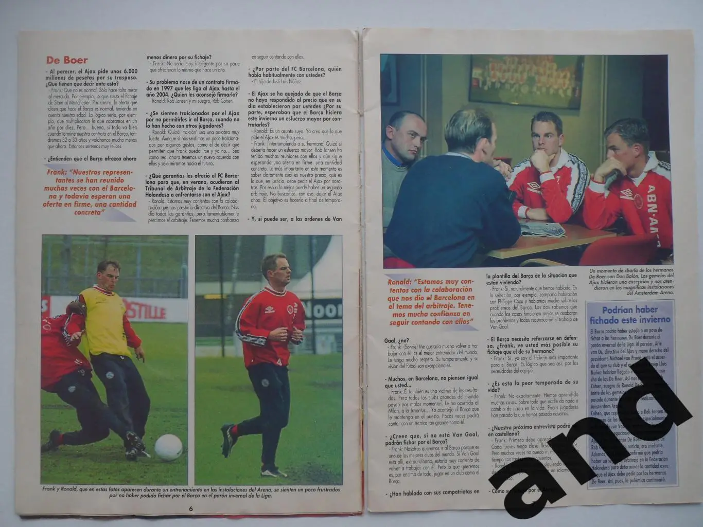 Франк и Рональд де Бур (интервью) 2